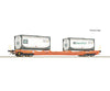 Roco 6600275 HO Pocket wagon T5 Wascosa European Freight Cars