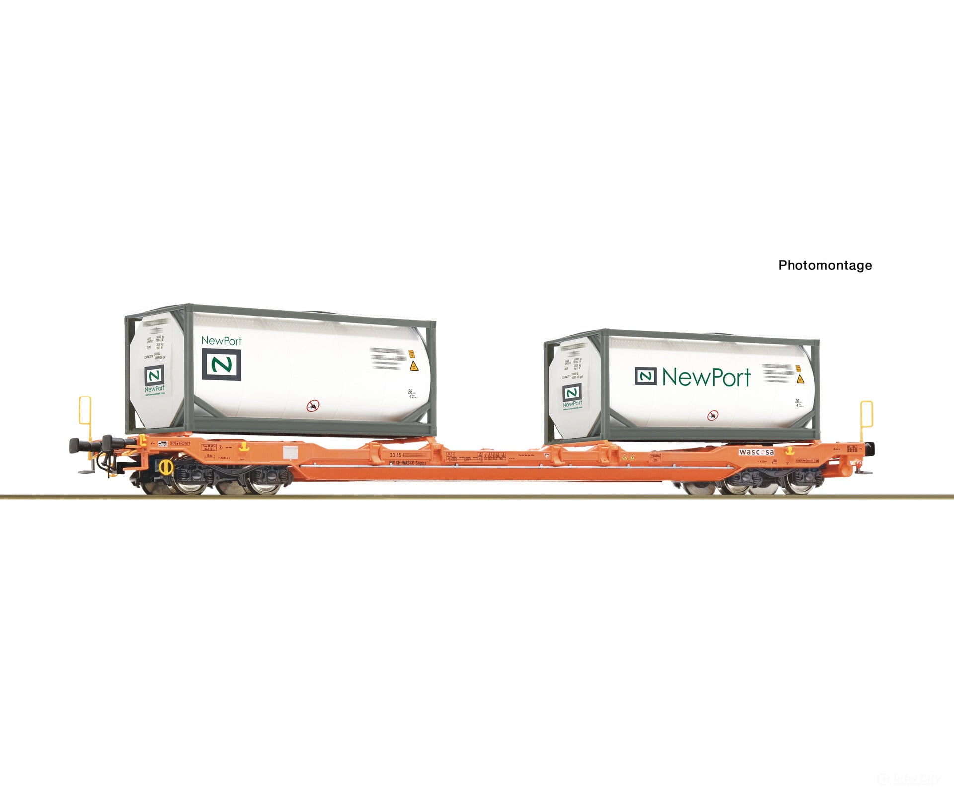Roco 6600275 HO Pocket wagon T5 Wascosa European Freight Cars