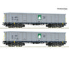 Roco 6600295 HO 2 piece set: Open goods wagons Tankwagon European Freight Cars