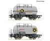 Roco 6600302 HO 2 piece set: Tank wagons SJ European Freight Cars