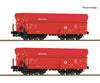 Roco 6600326 HO 2 piece set: Self-unloading hopper wagons DB Schenker European Freight Cars