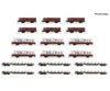 Roco 6600335 HO 18 piece display: Marshalling yard/open goods wagons DB European Freight Cars