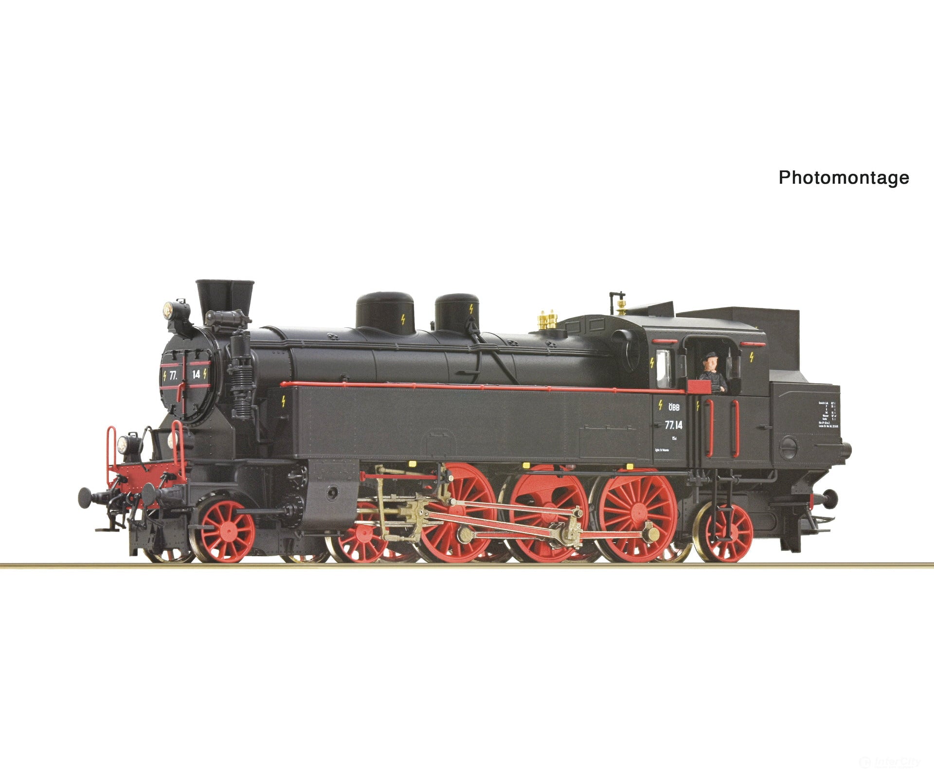 Roco 70078 Ho Steam Locomotive 77.14 Öbb Dcc Digital Sound European Locomotives
