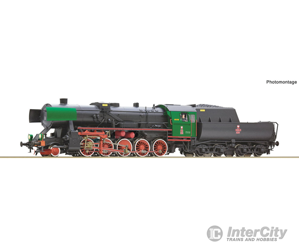 Roco 70112 Ho Steam Locomotive Ty2 Pkp Dcc Digital Sound European Locomotives