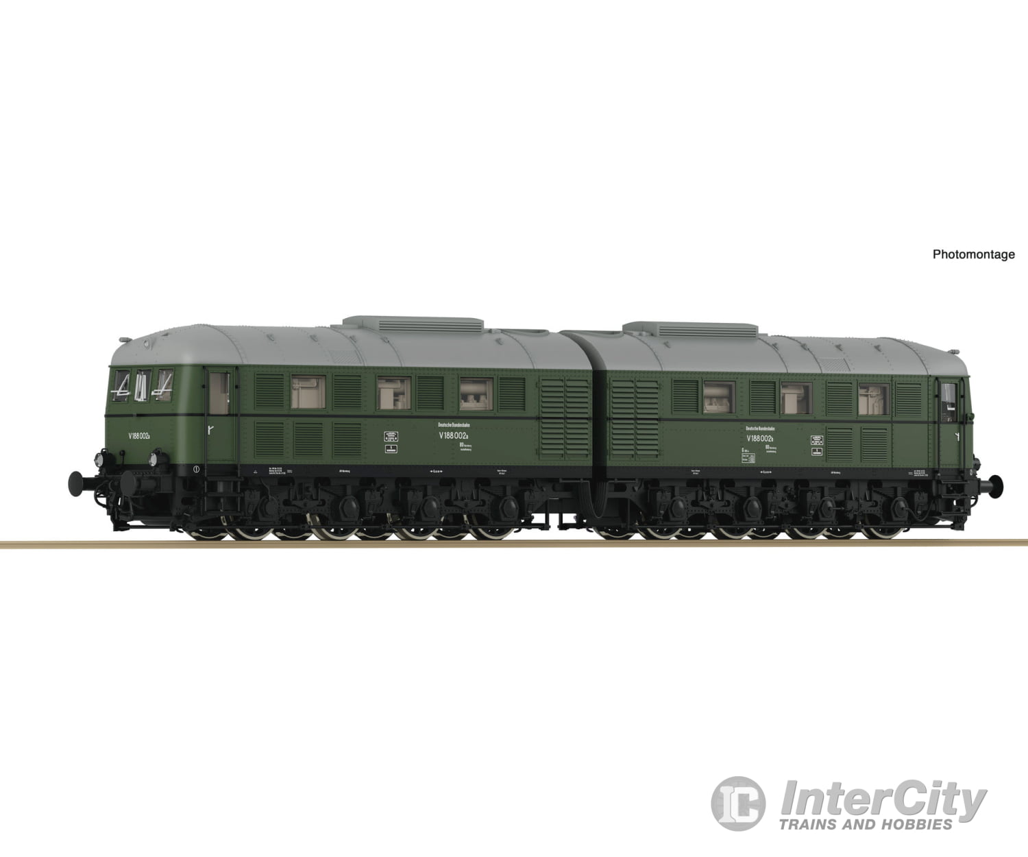 Roco 70118 Ho Diesel-Electric Double Locomotive V 188-002 Db Era 3 (Dcc Sound) European Locomotives