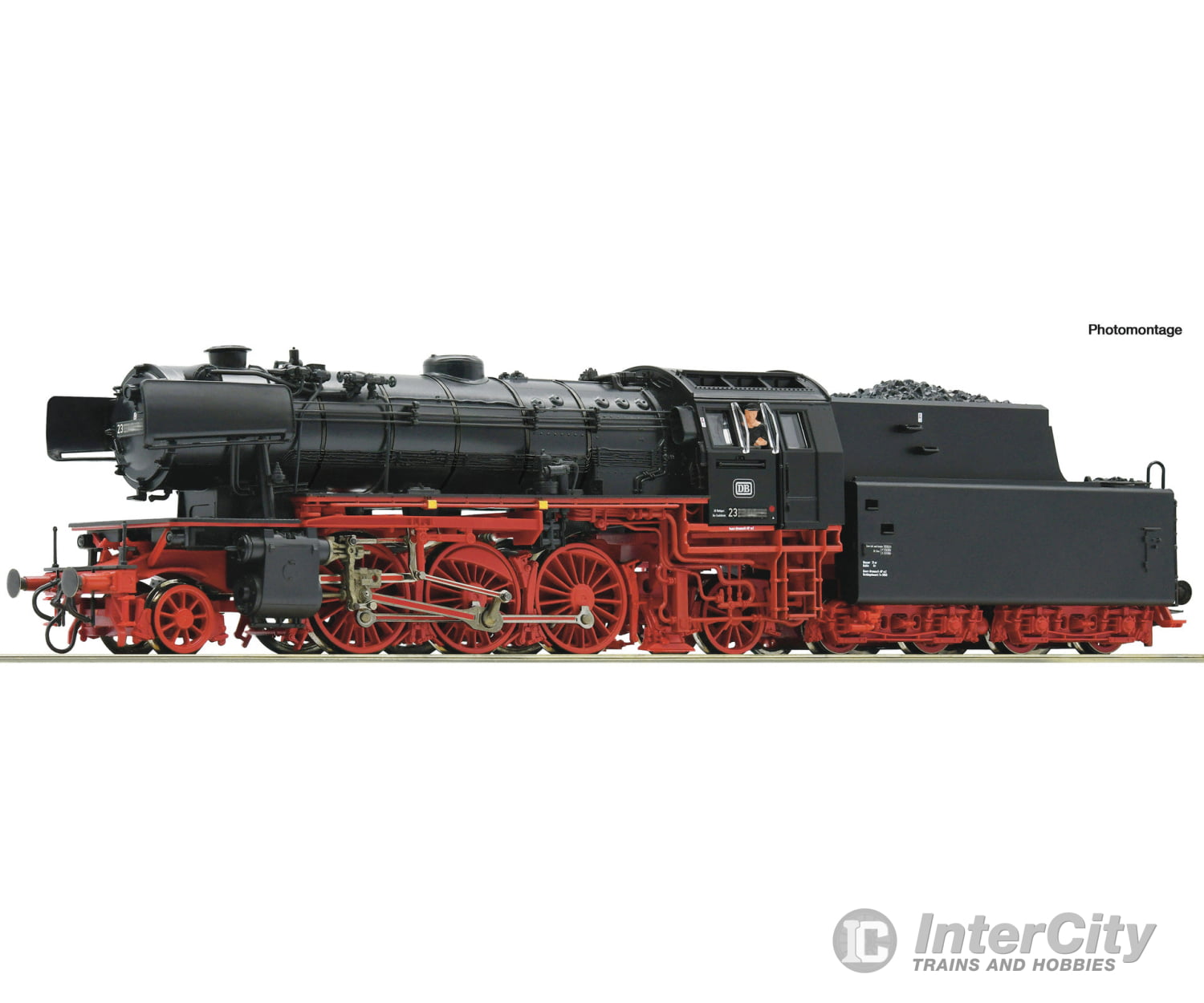 Roco 70252 Ho Steam Locomotive 023 038-3 Db Era 4 (Dcc Sound) European Locomotives