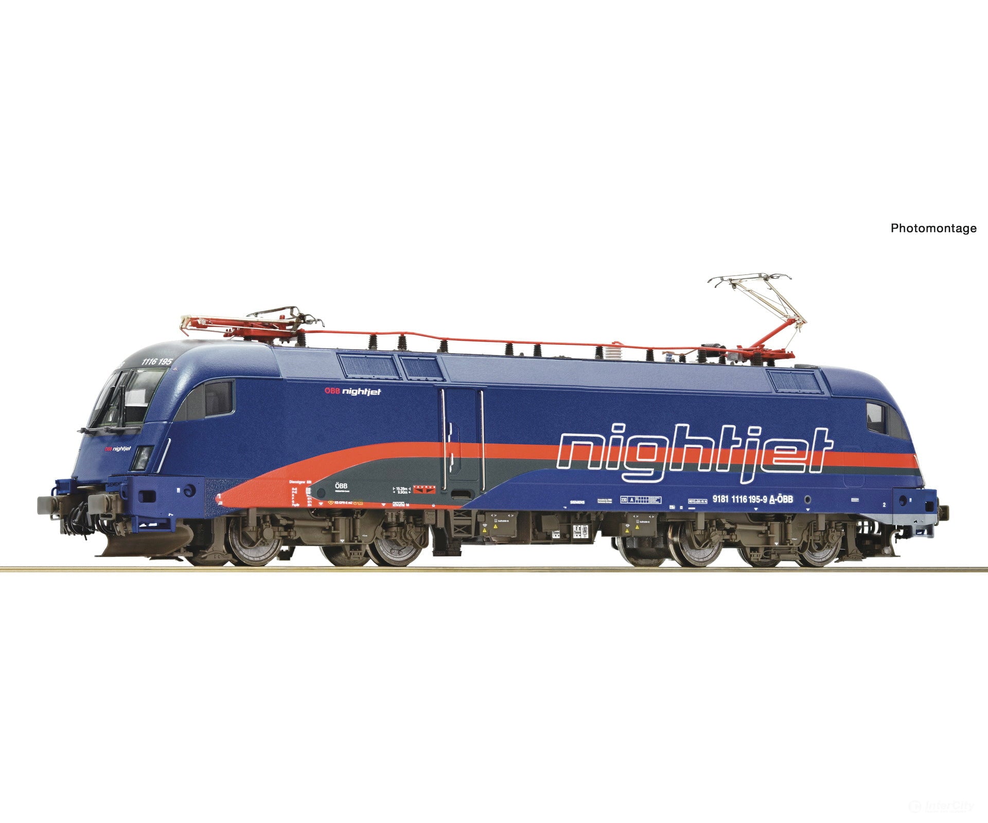 Roco 70496 Ho Electric Locomotive 1116 195-9 “Nightjet” Öbb Era 6 (Dcc Sound) European Locomotives