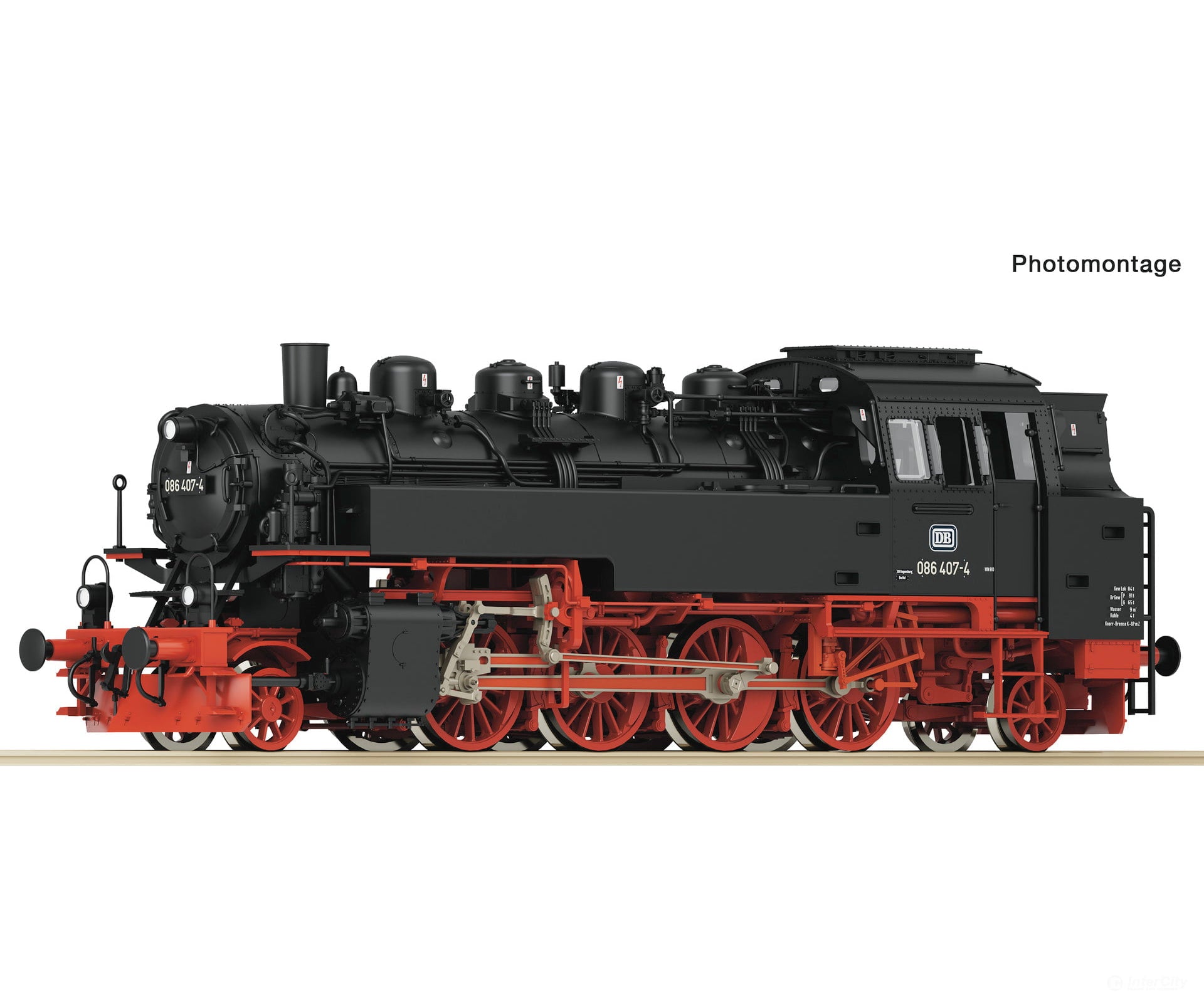 Roco 7100019 Ho Steam Locomotive 086 407-4 Db Dc Analog European Locomotives