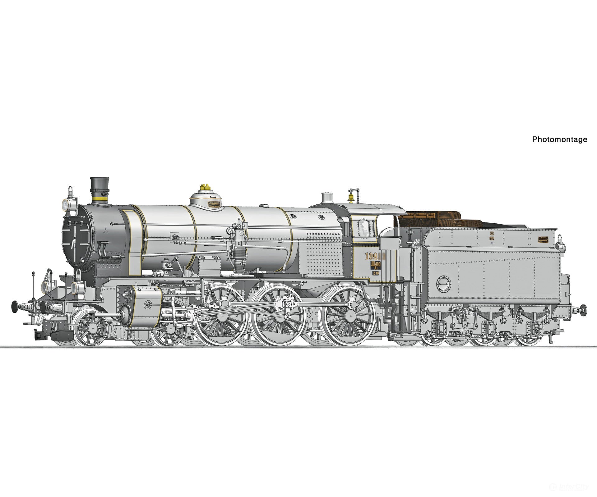 Roco 7100047 HO Steam locomotive class 109 Südbahn DC Analog European Locomotives