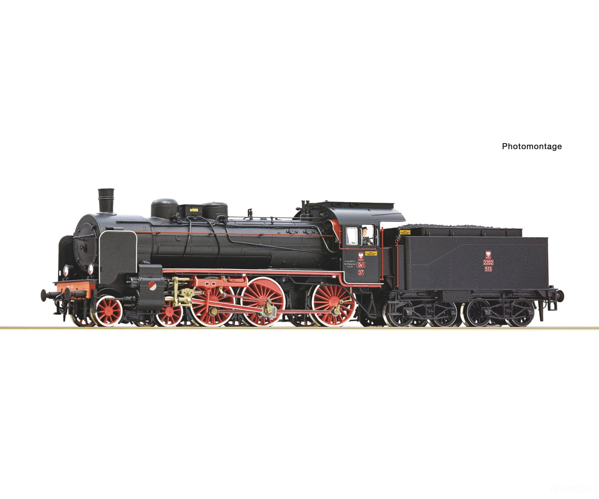 Roco 7100050 HO Steam locomotive Ok1-37 PKP DC Analog European Locomotives