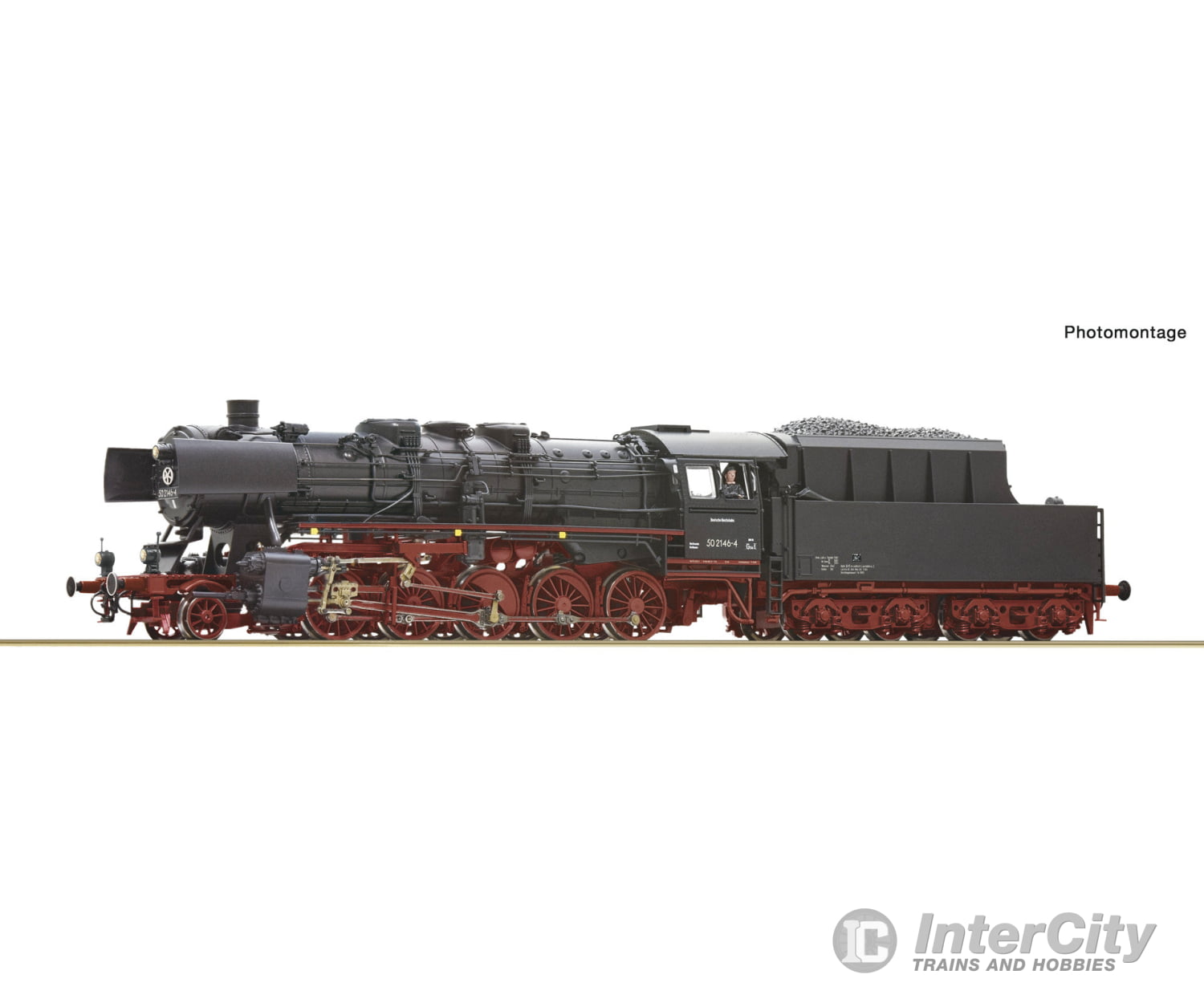 Roco 7110039 HO Steam locomotive 50 2146-4 DR DCC Digital Sound European Locomotives