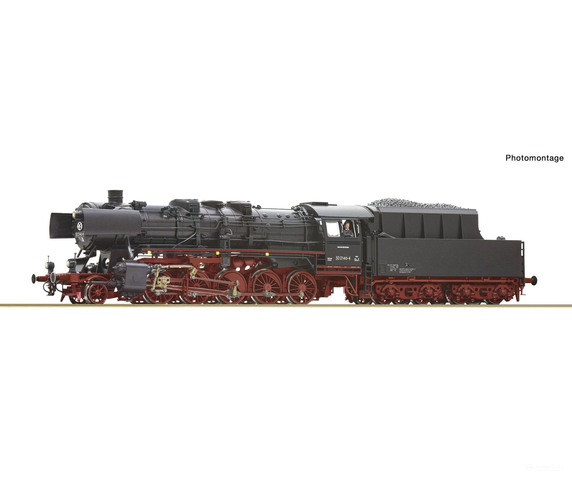 Roco 7110039 HO Steam locomotive 50 2146-4 DR DCC Digital Sound European Locomotives