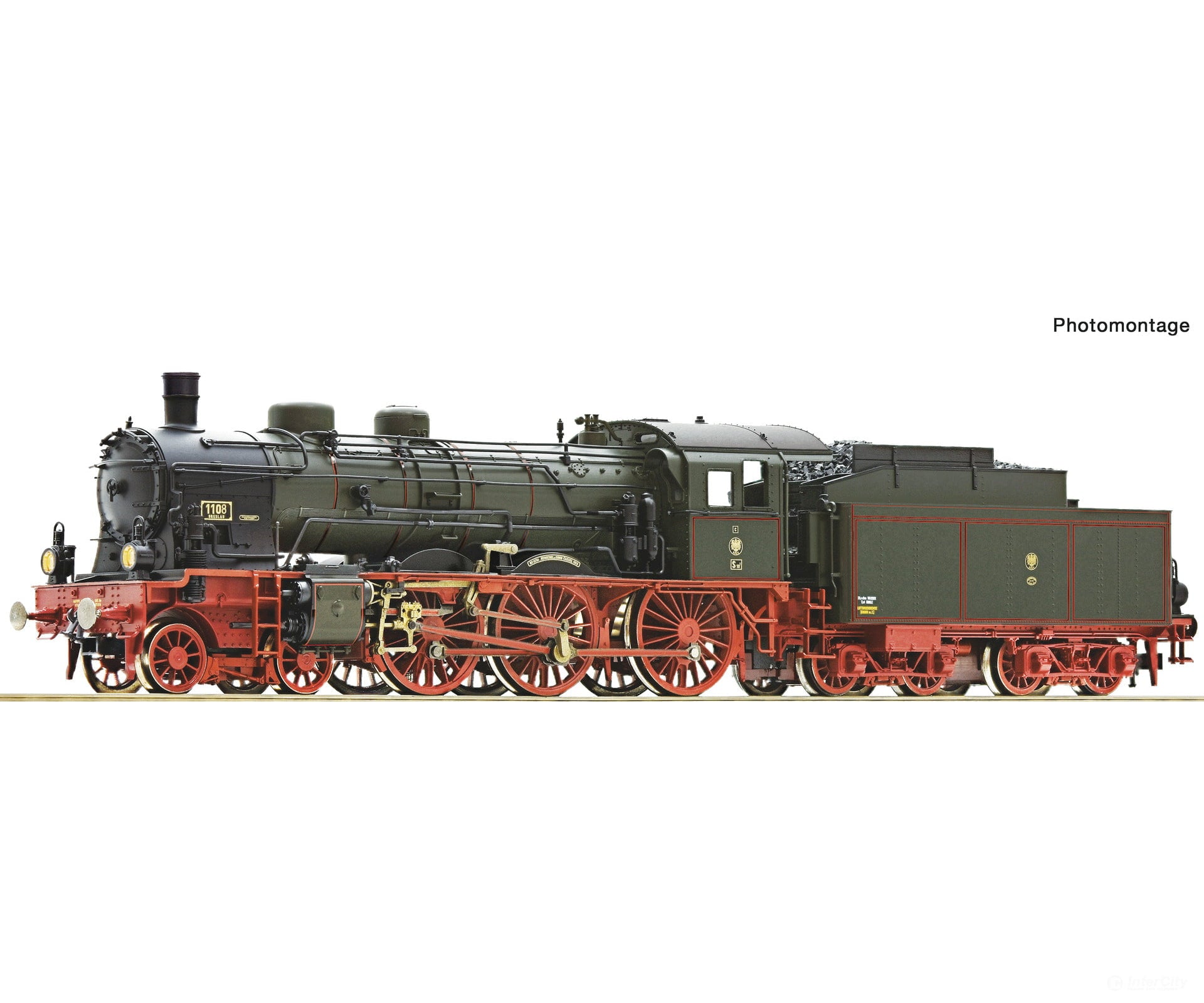 Roco 7110041 HO Steam locomotive 1108 K.P.E.V. DCC Digital Sound European Locomotives