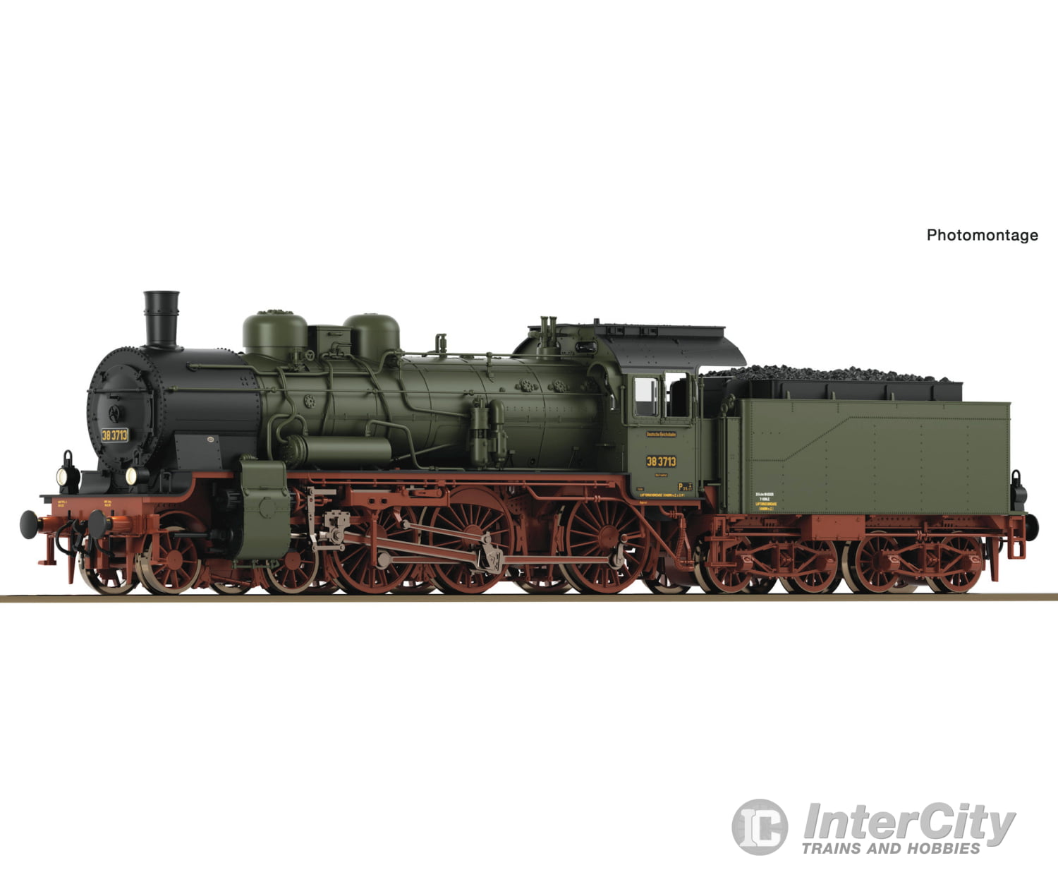 Roco 71395 HO Steam locomotive 38 3713 DRG DC Analog European Locomotives