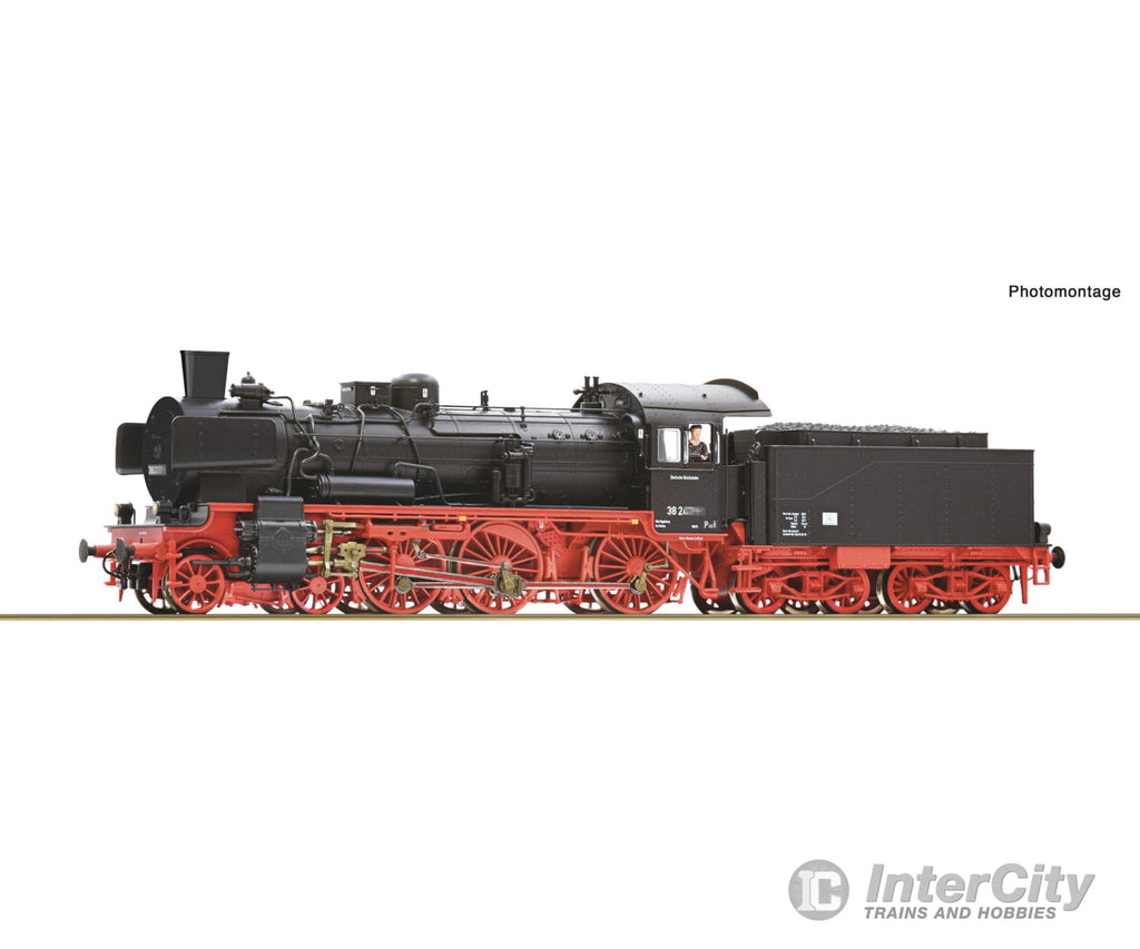 Roco 71398 Ho Steam Locomotive 38 2833 Dr Dcc Digital Sound European Locomotives