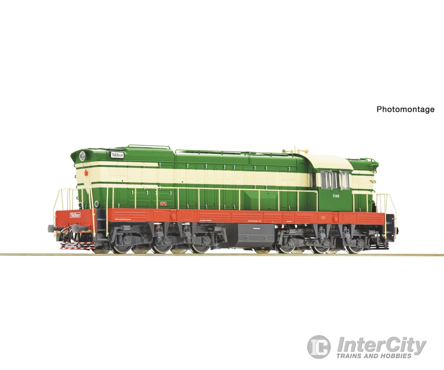 Roco 7300012 Ho Diesel Locomotive T 669.0107 Csd Dc Analog European Locomotives