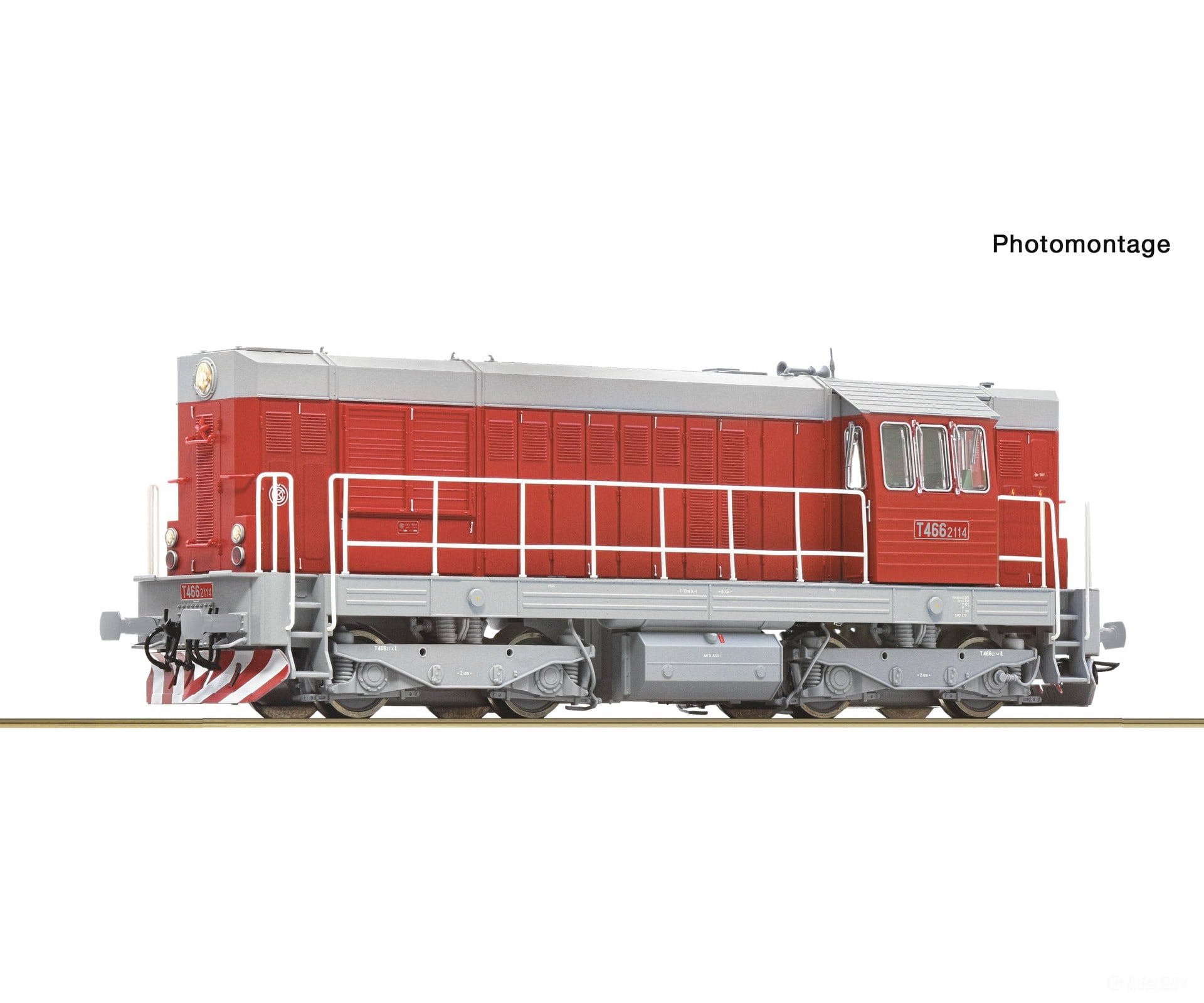 Roco 7300022 HO Diesel locomotive T 466 2114 CSD DC Analog European Locomotives
