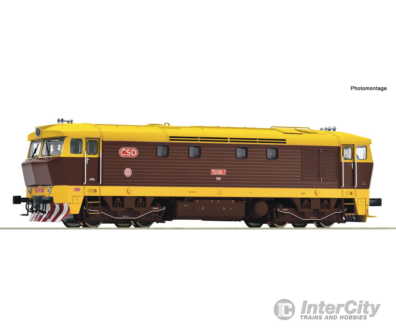 Roco 7300026 Ho Diesel Locomotive 752 068-7 Čsd/Cd Era 4 5 (Dc) European Locomotives