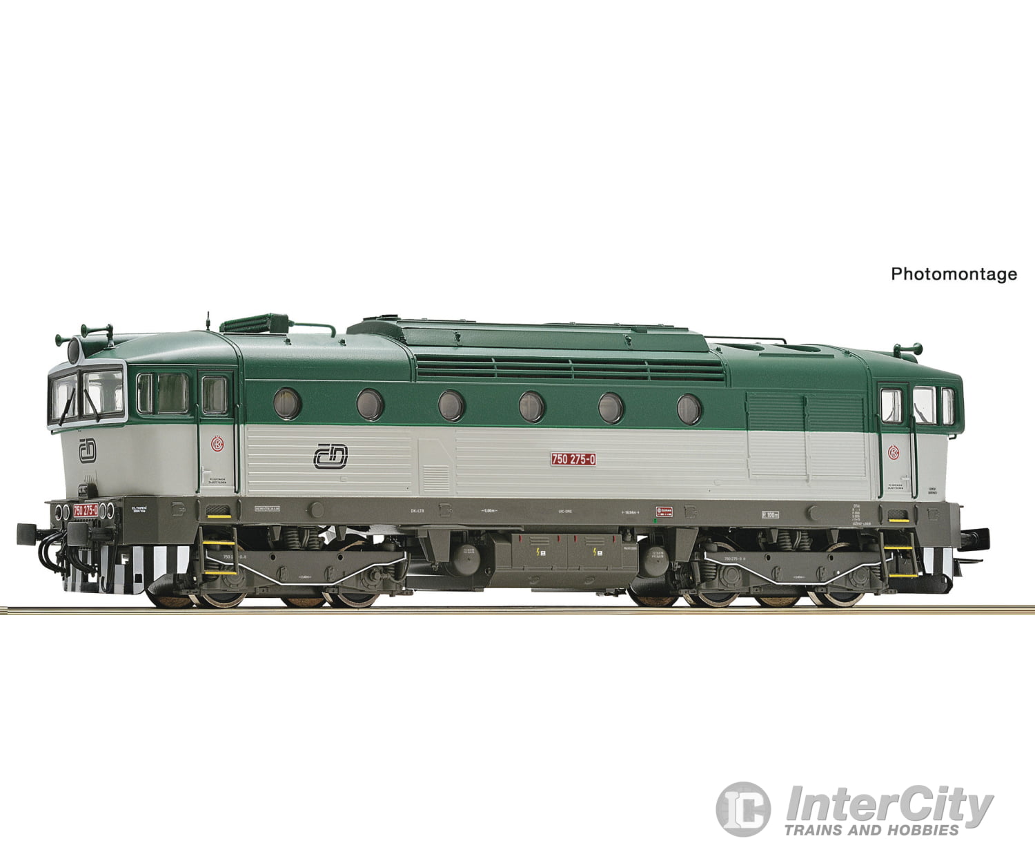 Roco 7300034 Ho Diesel Locomotive 750 275-0 Cd Era 5 (Dc) European Locomotives