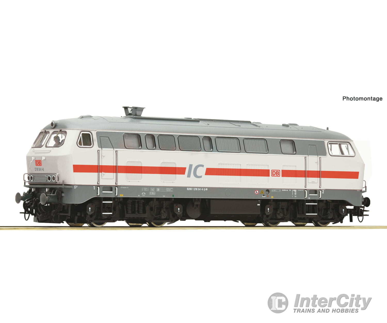 Roco 7300035 Ho Diesel Locomotive 218 341-6 Db Ag Era 6 (Dc) European Locomotives