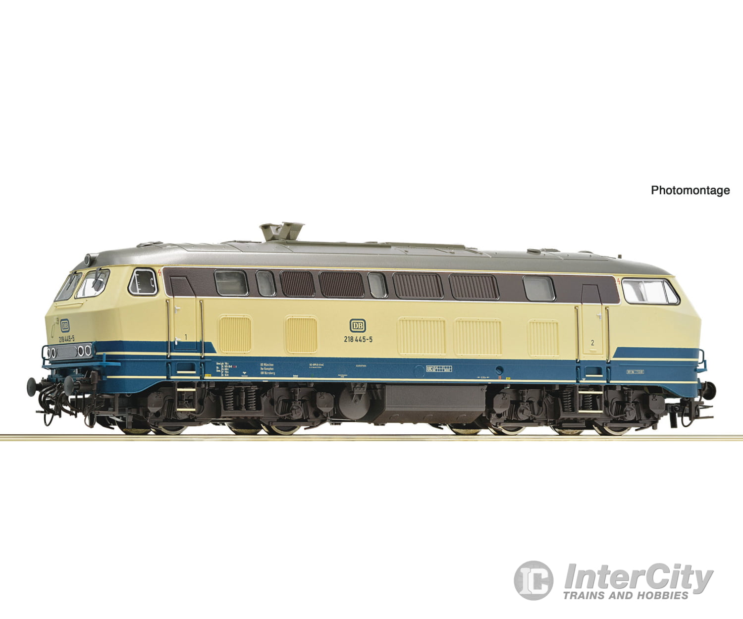 Roco 7300041 Ho Diesel Locomotive 218 445-5 Db Dc Analog European Locomotives