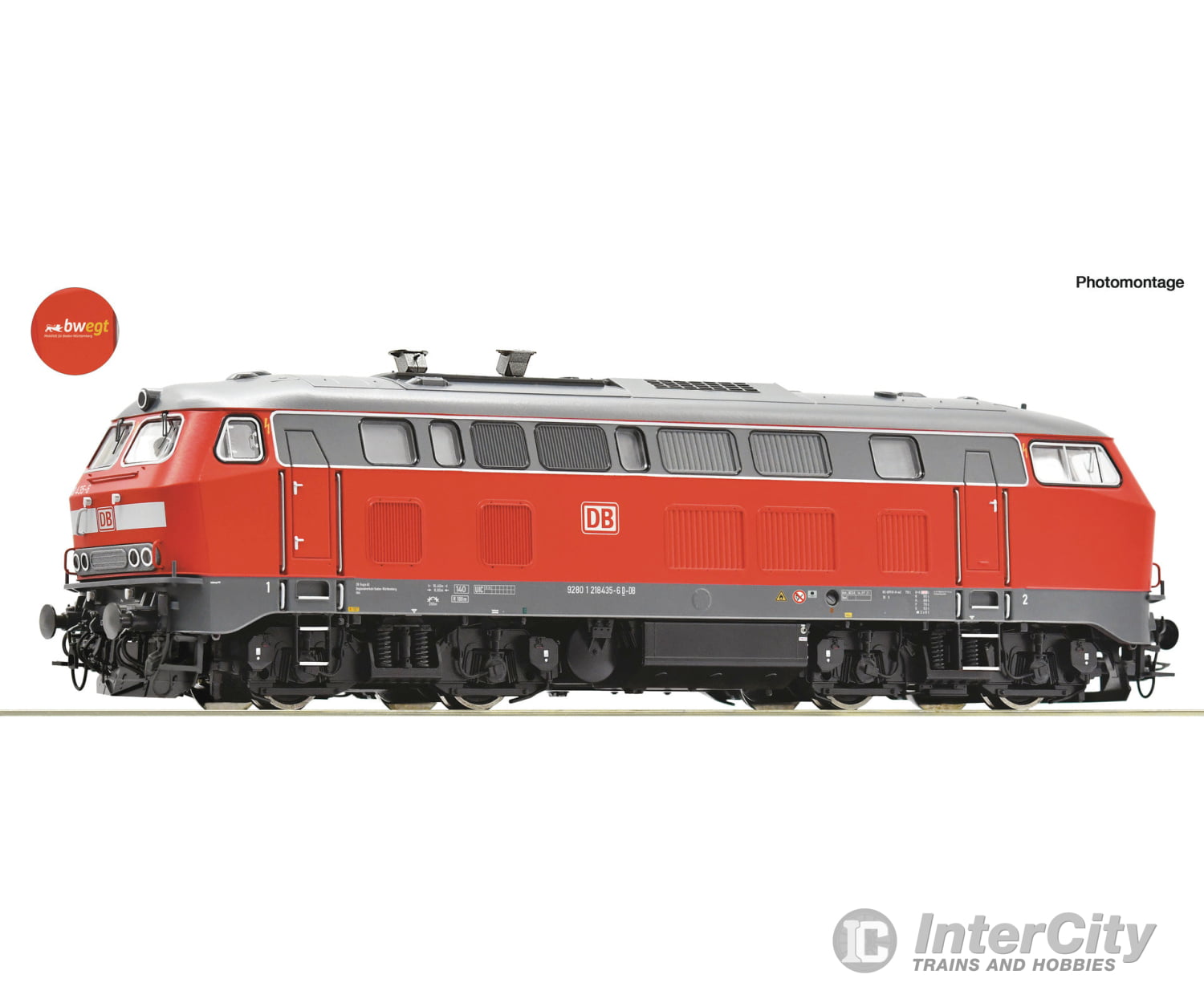 Roco 7300044 Ho Diesel Locomotive 218 435-6 Db Ag Era 6 (Dc) European Locomotives