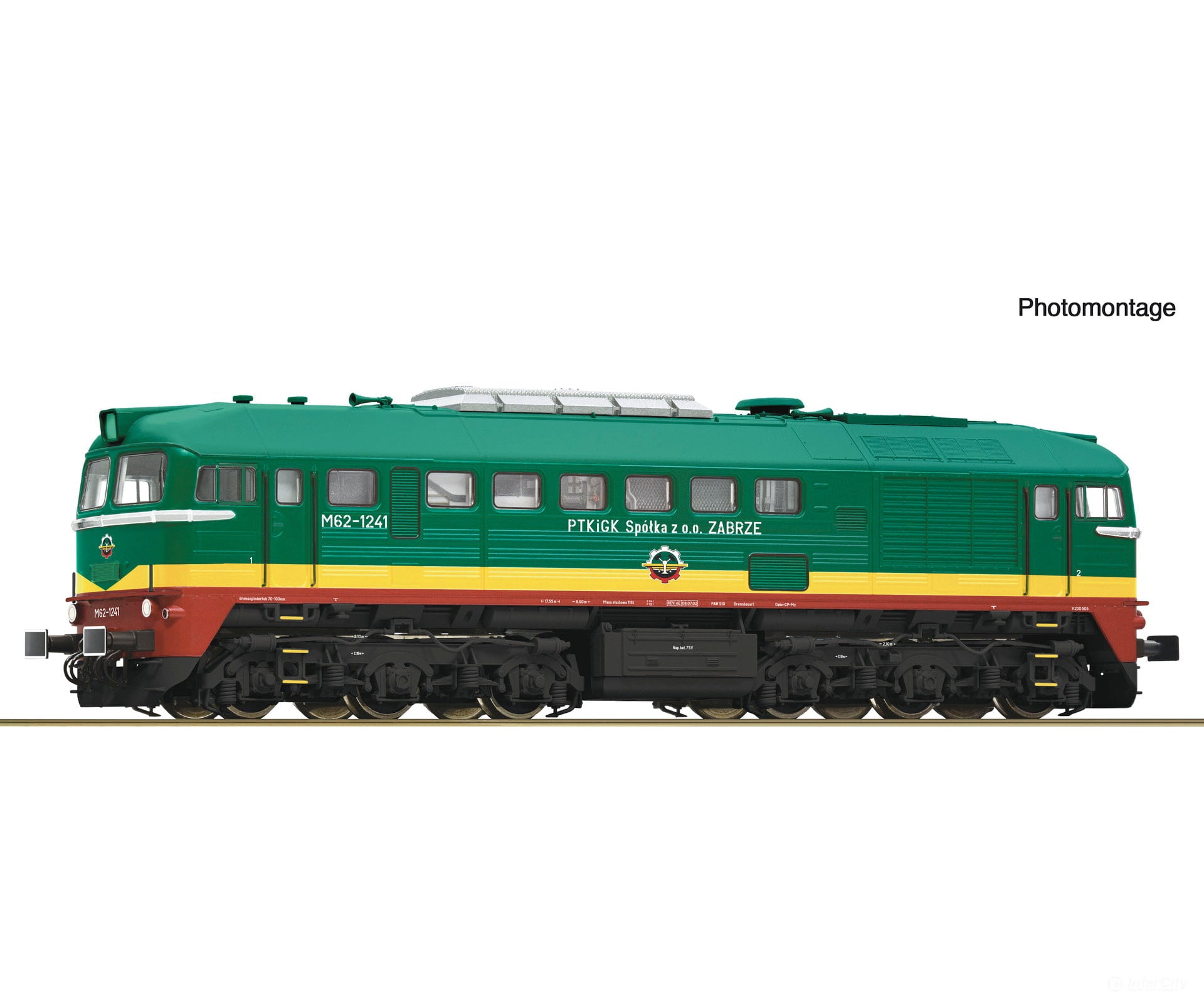 Roco 7300066 Ho Diesel Locomotive M62 Ptkigk Dc Analog European Locomotives