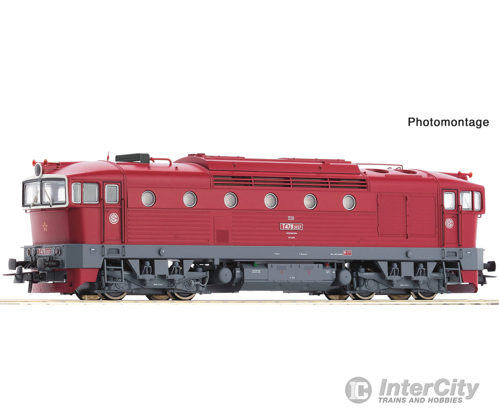 Roco 7300071 Ho Diesel Locomotive T 478.3137 Csd Dc Analog European Locomotives