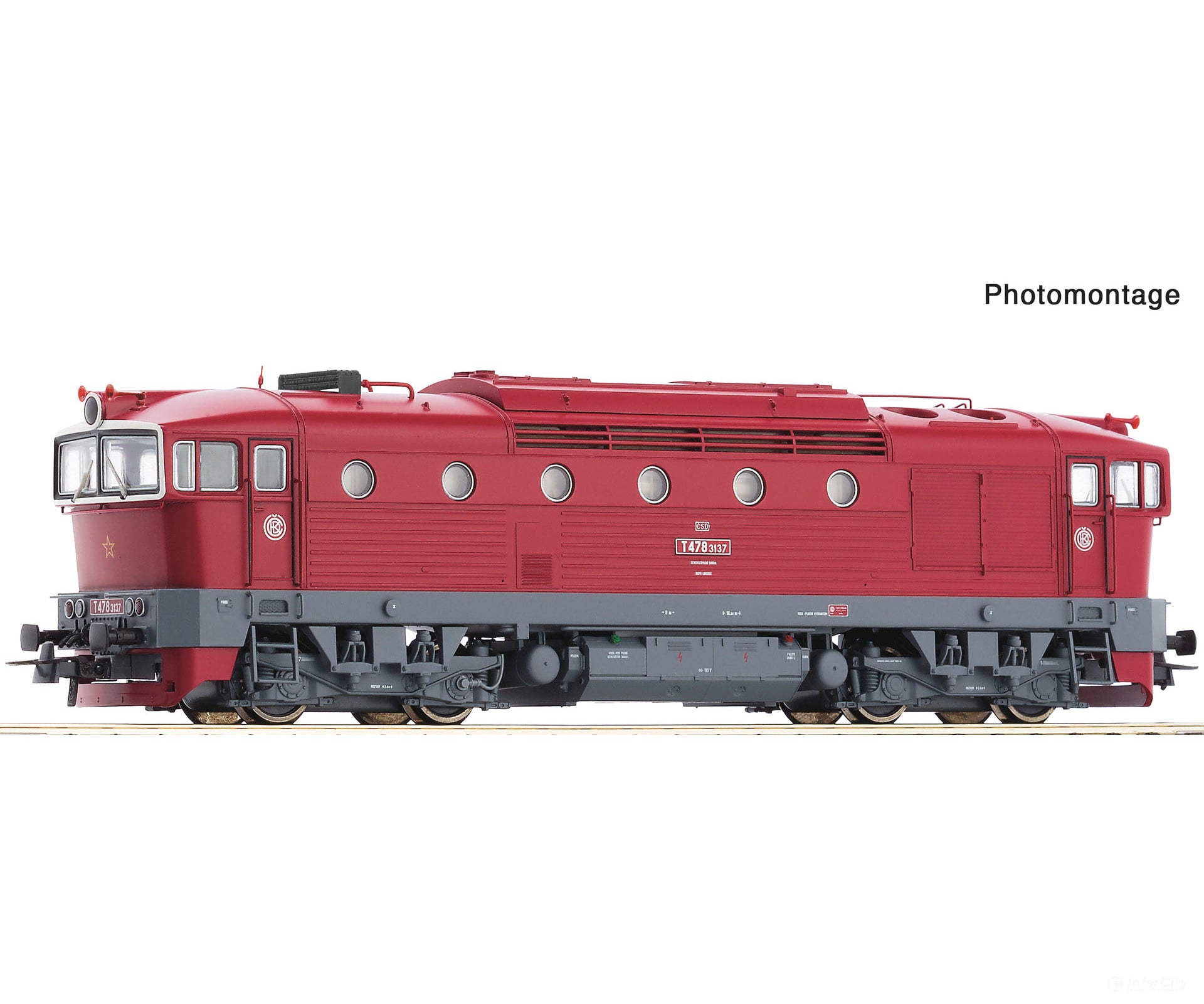 Roco 7300071 Ho Diesel Locomotive T 478.3137 Csd Dc Analog European Locomotives