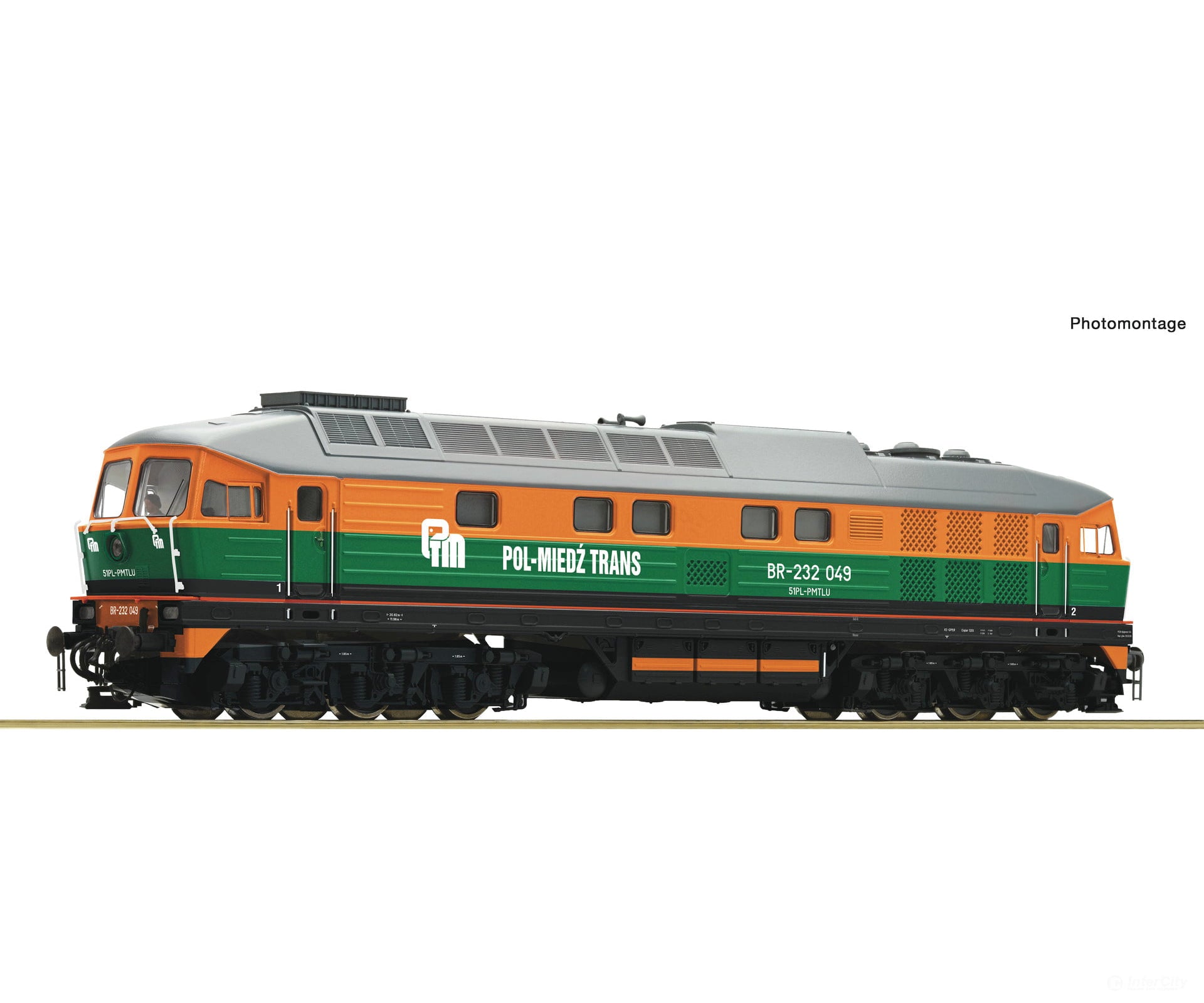 Roco 7300081 HO Diesel locomotive BR-232 049 PMT DC Analog European Locomotives