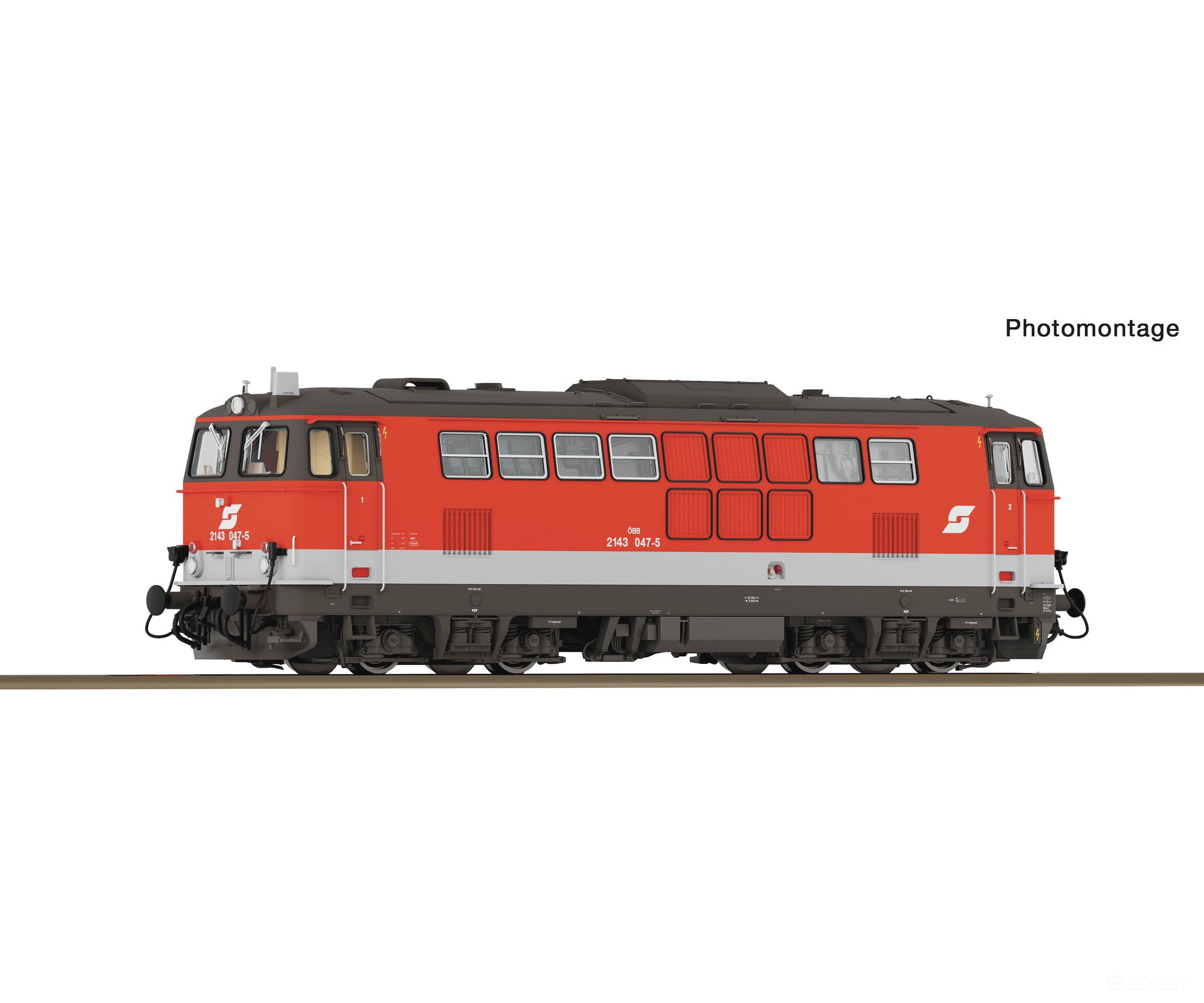 Roco 7300092 HO Diesel locomotive 2143 047-5 ÖBB DC Analog European Locomotives