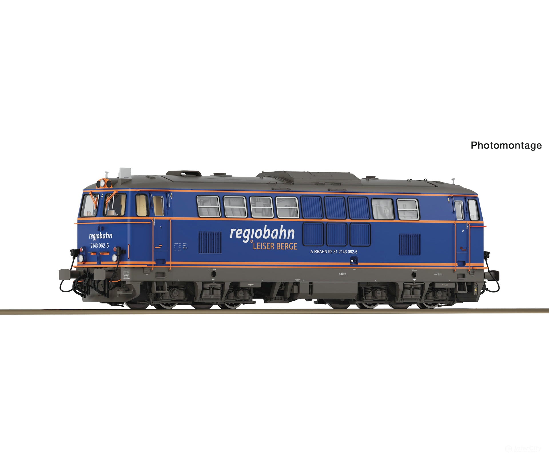 Roco 7300093 HO Diesel locomotive 2143 062-5 Regiobahn DC Analog European Locomotives