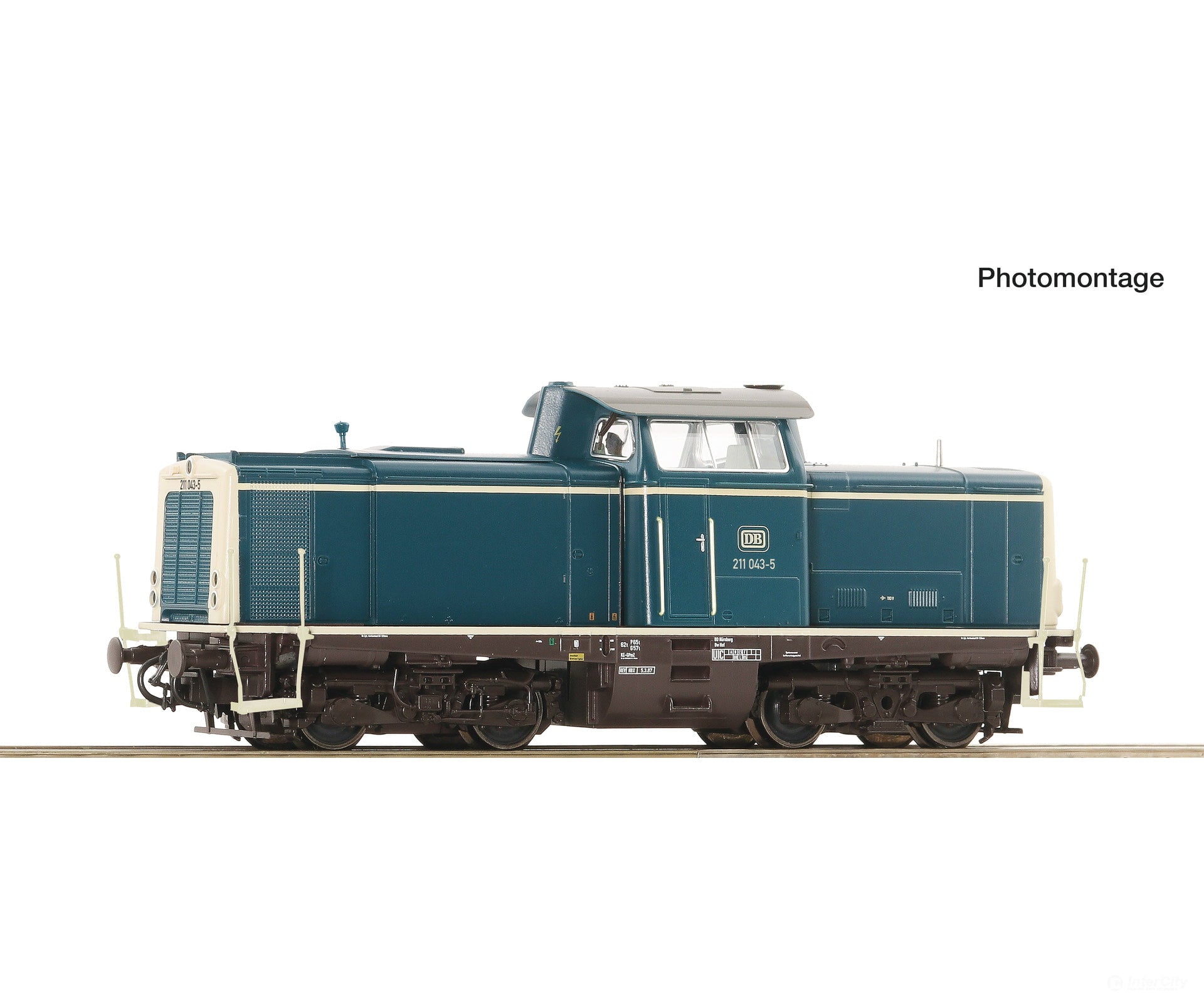 Roco 7300098 HO Diesel locomotive 211 043-5 DB DC Analog European Locomotives