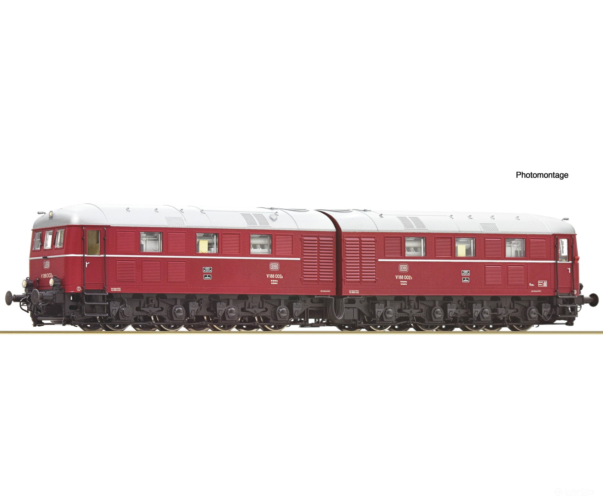 Roco 7300102 HO Diesel-electric double locomotive V 188 002 DB DC Analog European Locomotives