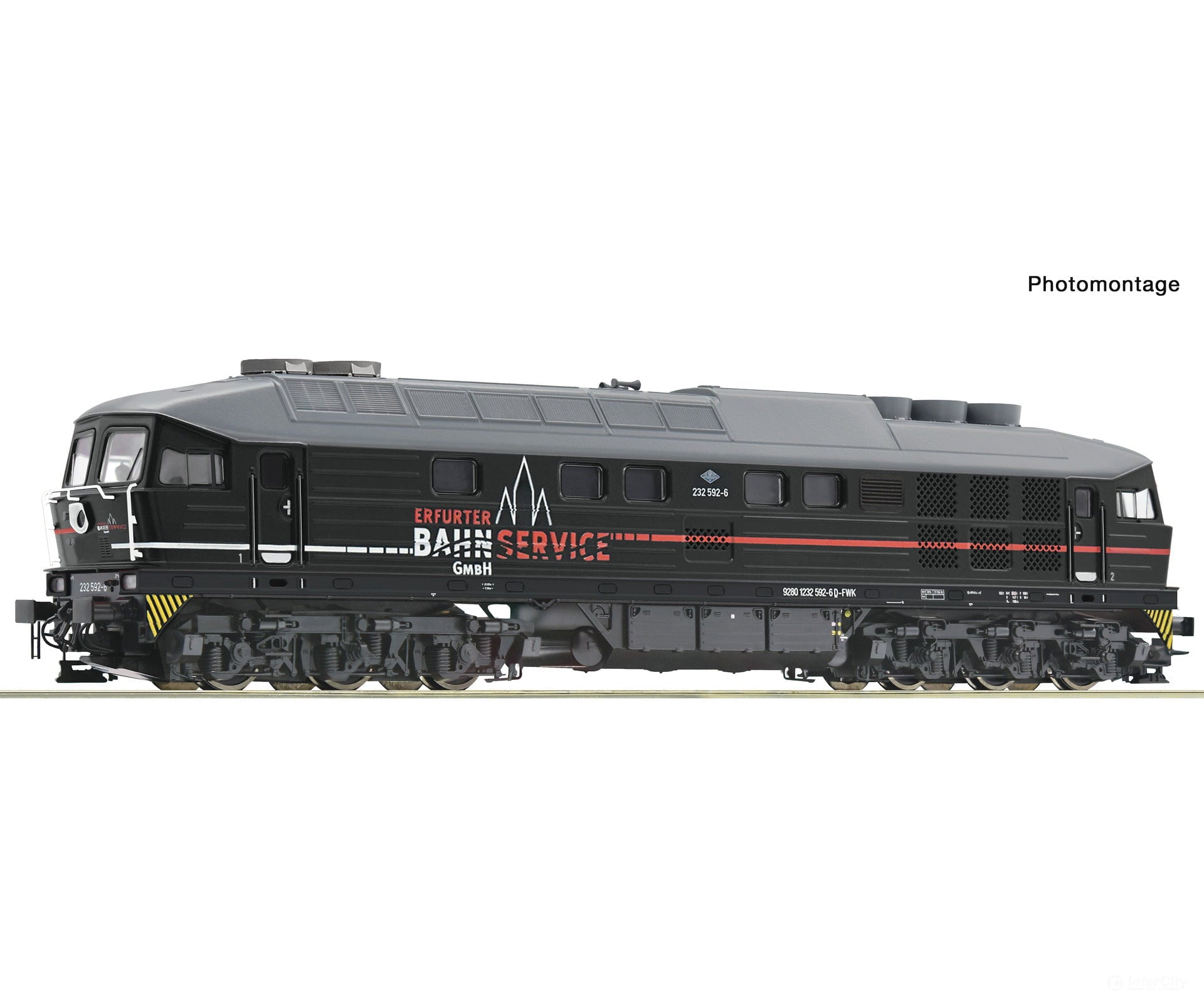 Roco 7300103 HO Diesel locomotive 232 592-6 EBS DC Analog European Locomotives