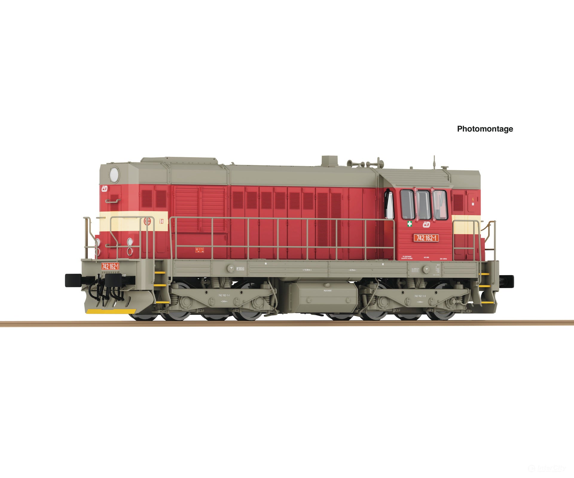 Roco 7310014 Ho Diesel Locomotive 742 162-1 Cd Era 5 (Dcc Sound) European Locomotives