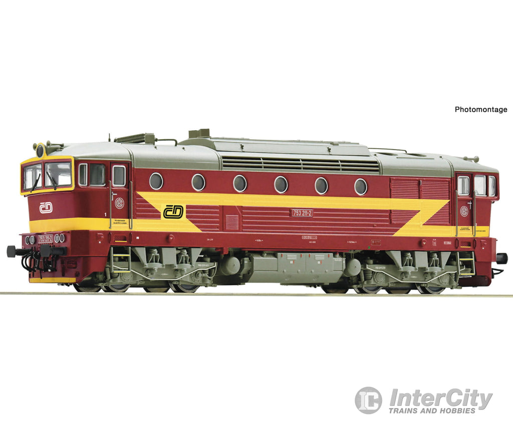 Roco 7310088 HO Diesel locomotive 753 211-2 CD DCC Digital Sound European Locomotives