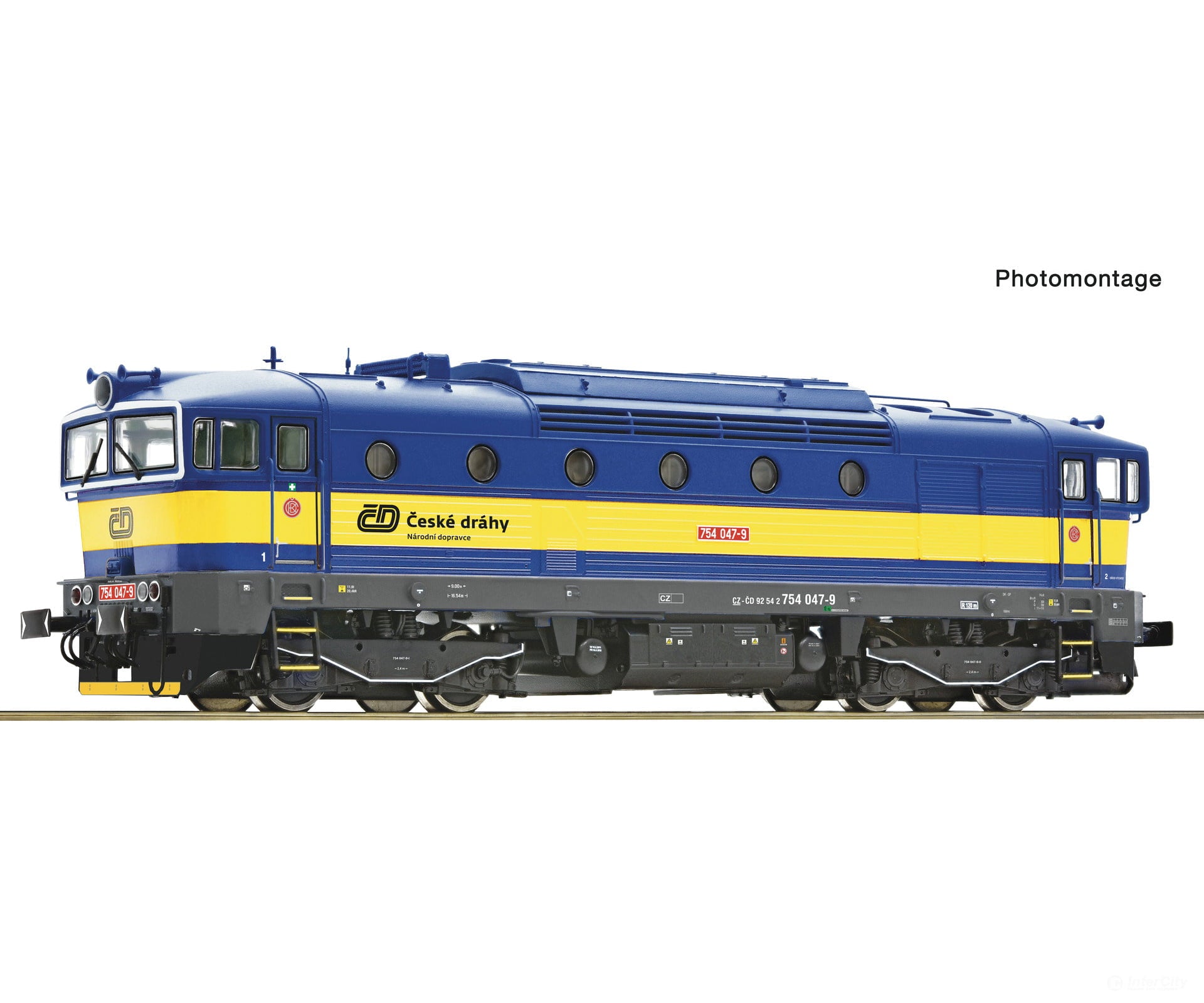 Roco 7310089 HO Diesel locomotive 754 047-9 CD DCC Digital Sound European Locomotives