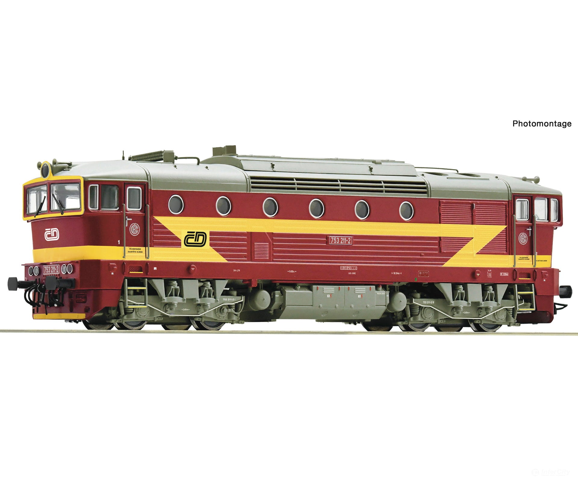 Roco 7320088 HO Diesel locomotive 753 211-2 CD Marklin AC Digital Sound European Locomotives