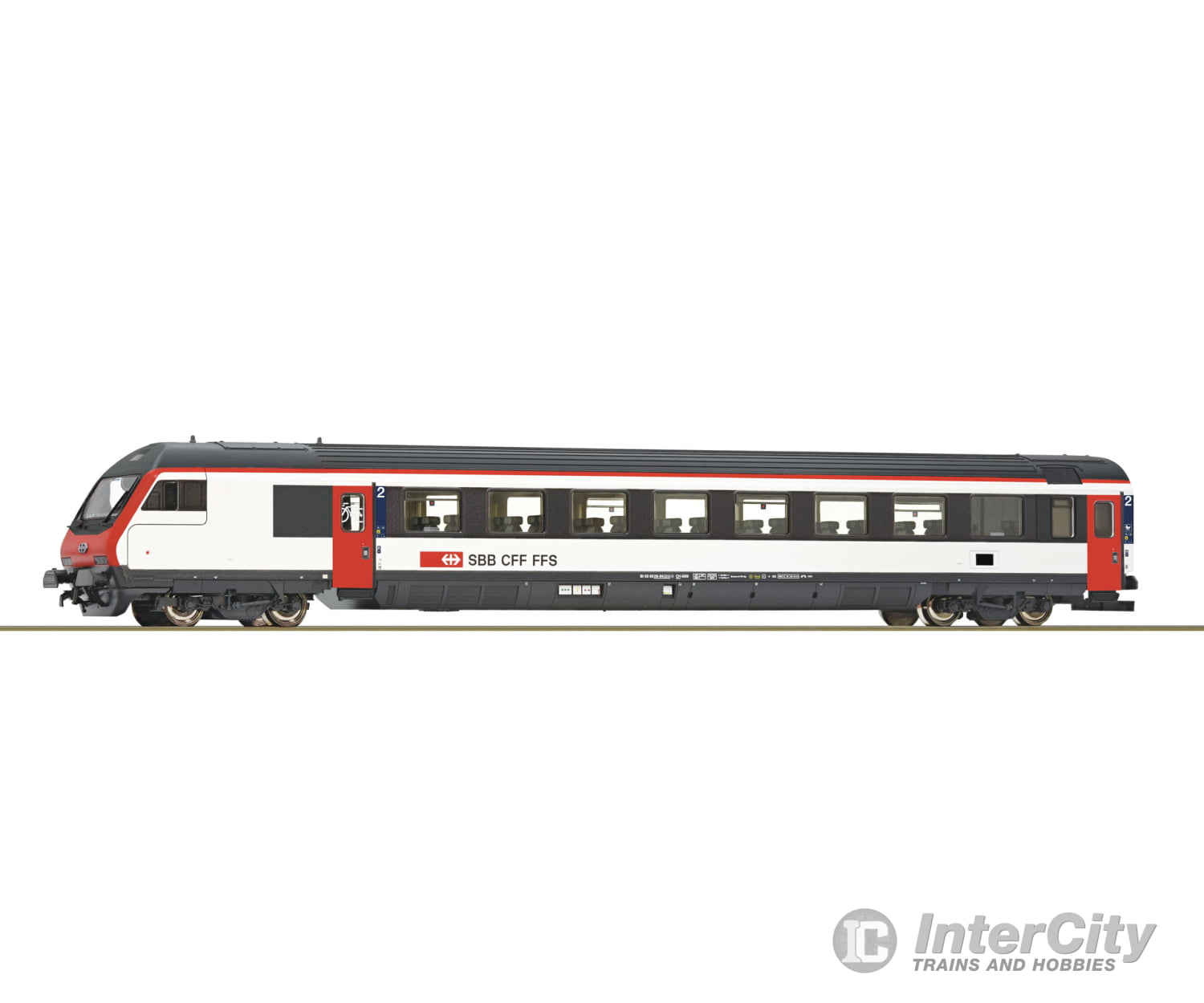 Roco 74478 Ho Control Coach 2Nd Class For Ew-Iv Shuttle Trains Sbb Era 6 European Passenger Cars