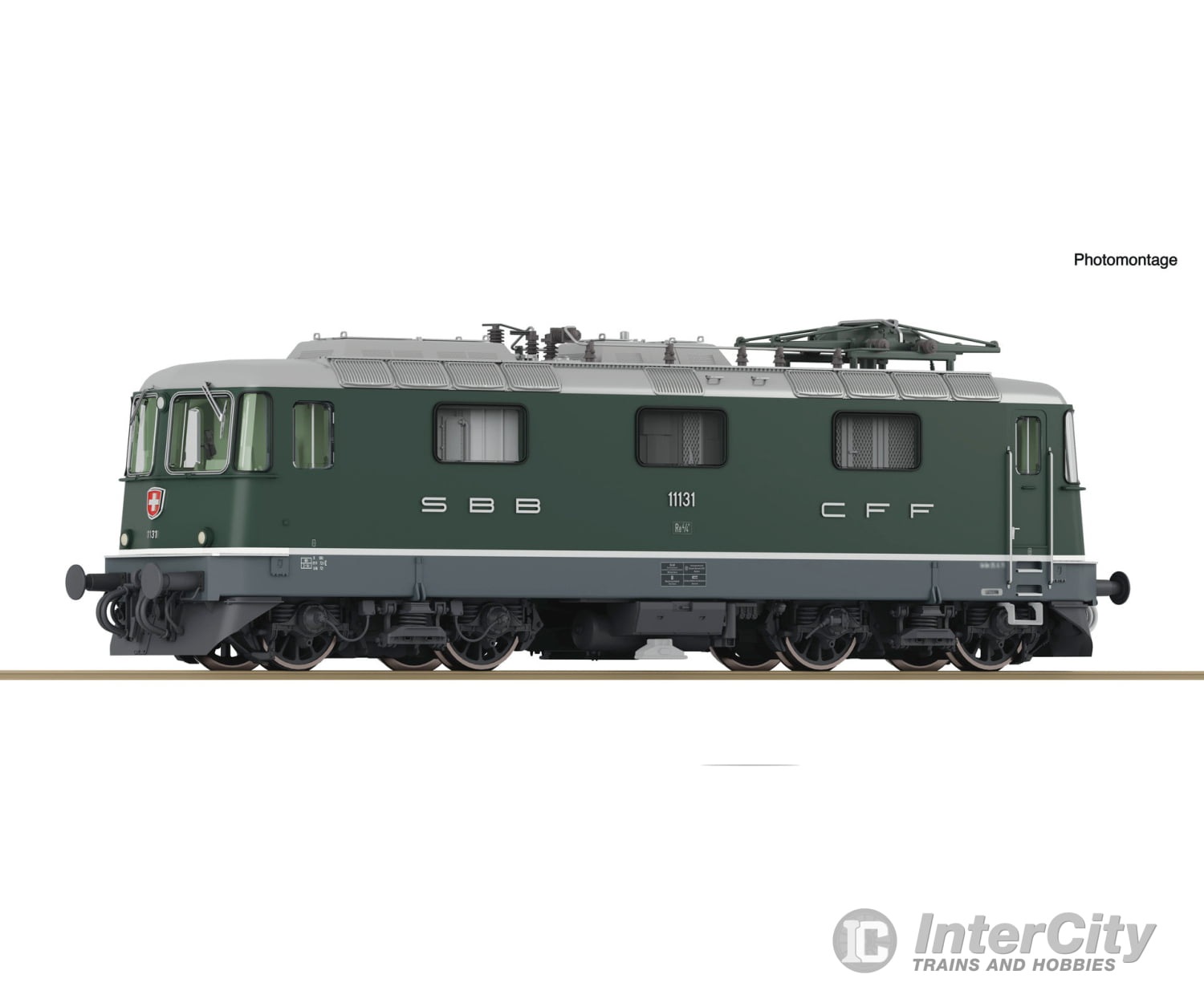 Roco 7500027 Ho Electric Locomotive Re 4/4 Ii 11131 Sbb Era 4 (Dc) European Locomotives