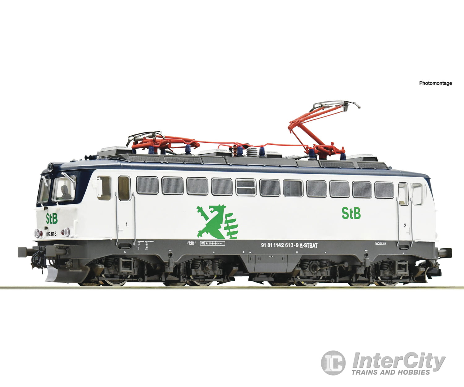 Roco 7500042 Ho Electric Locomotive 1142 613-9 Stb Era 6 (Dc) European Locomotives