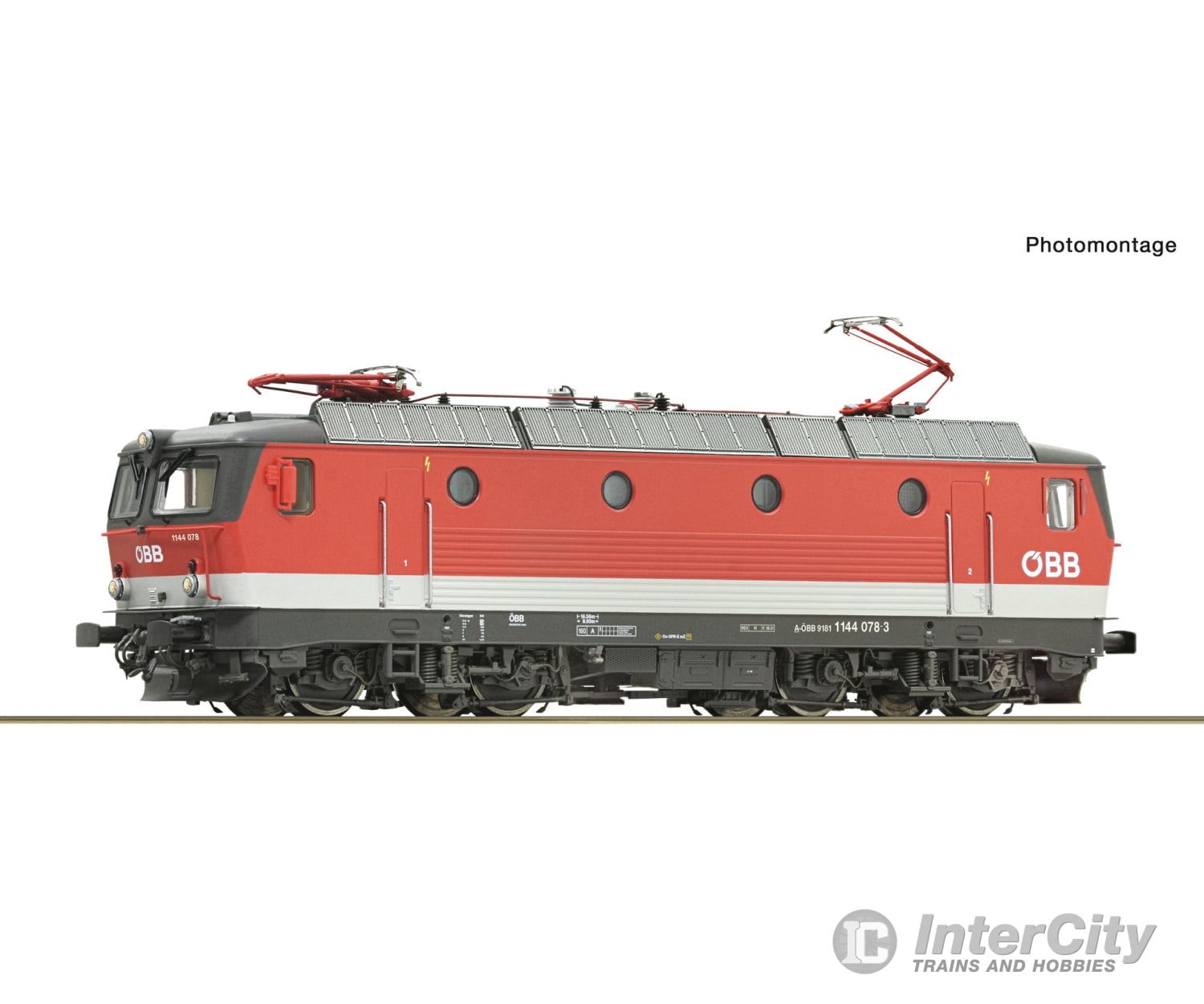 Roco 7500060 Ho Electric Locomotive 1144 078-3 Öbb Dc Analog European Locomotives