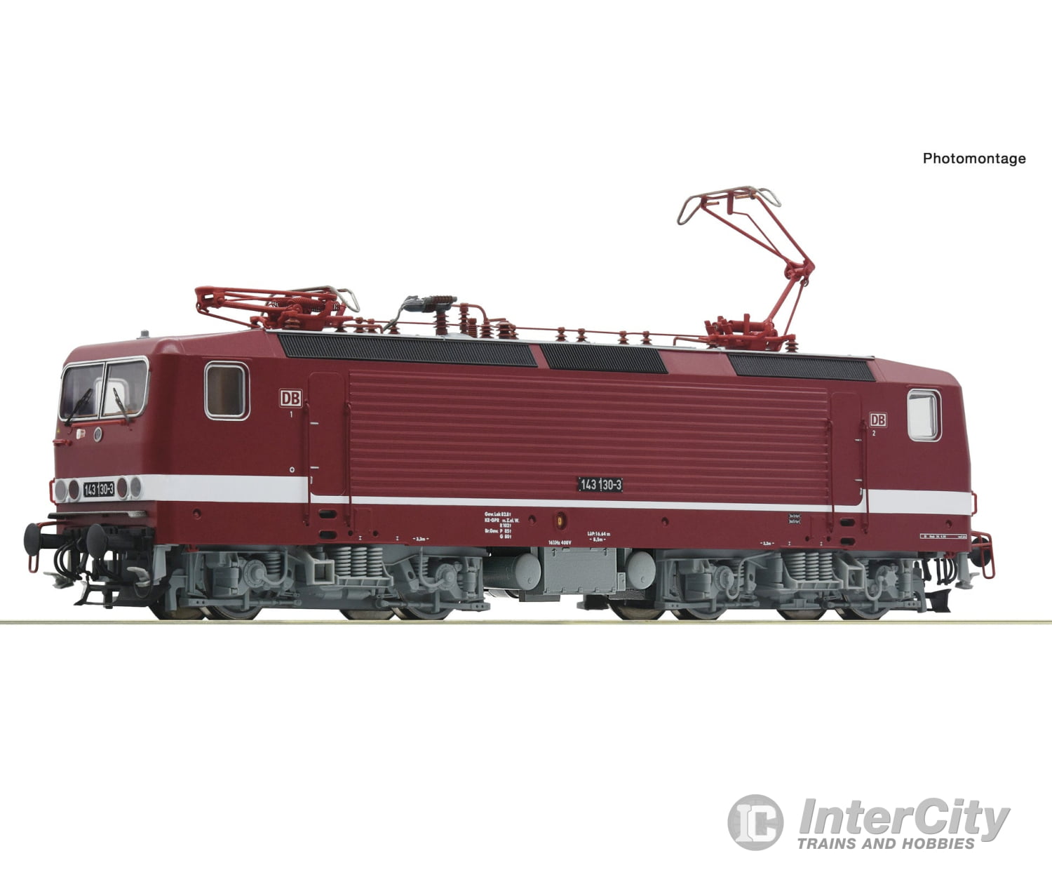 Roco 7500066 Ho Electric Locomotive 143 130-3 Db Ag Dc Analog European Locomotives