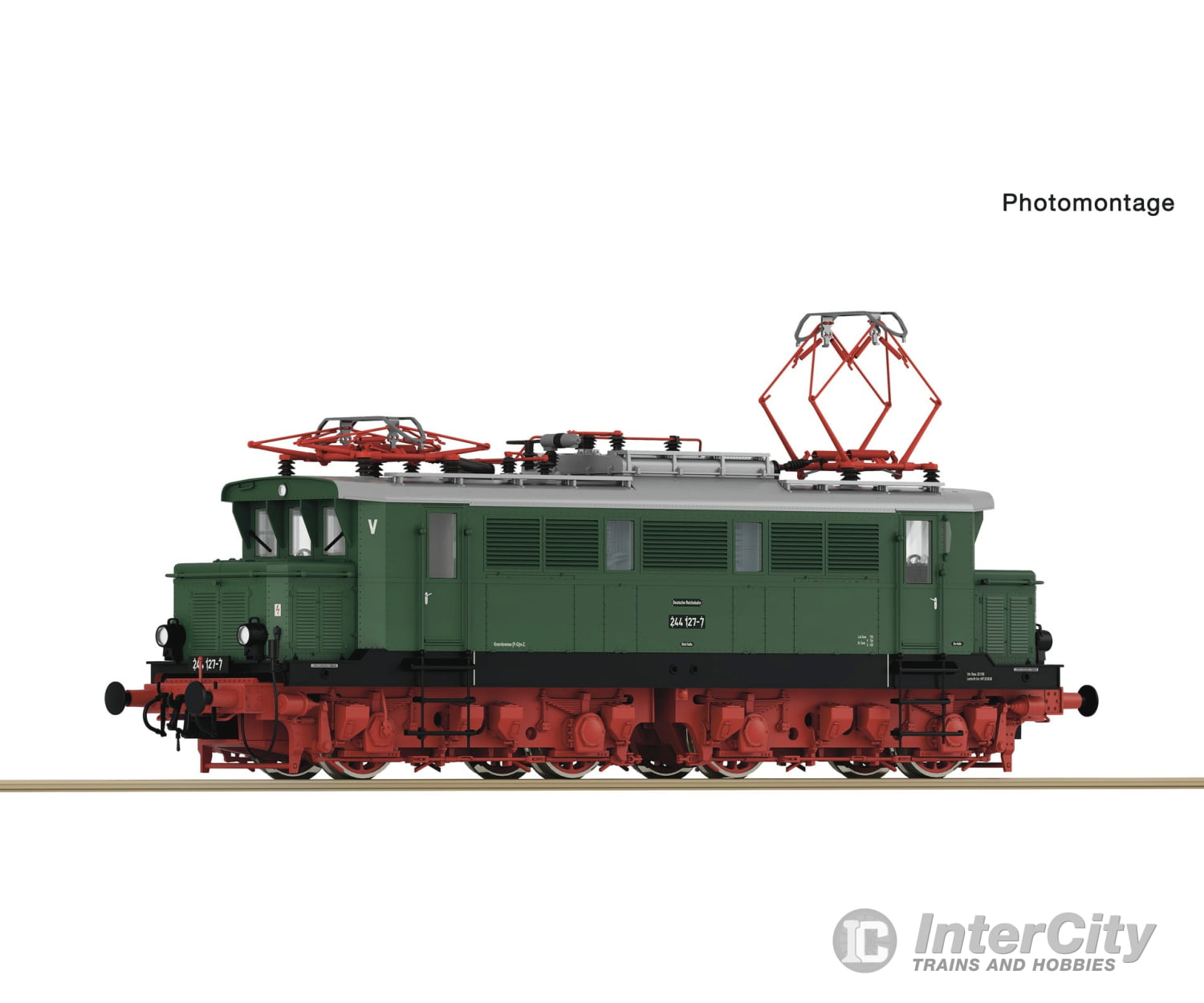 Roco 7500079 Ho Electric Locomotive 244 127-7 Dr Dc Analog European Locomotives