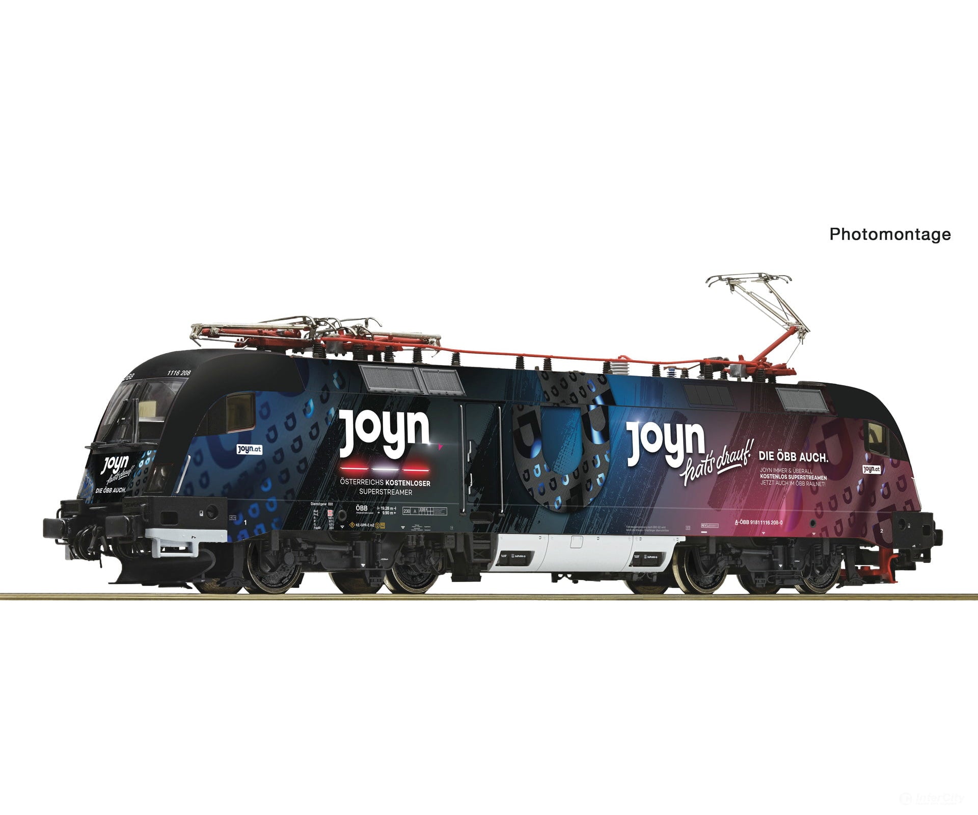 Roco 7500097 Ho Electric Locomotive 1116 208-0 Öbb Dc Analog European Locomotives