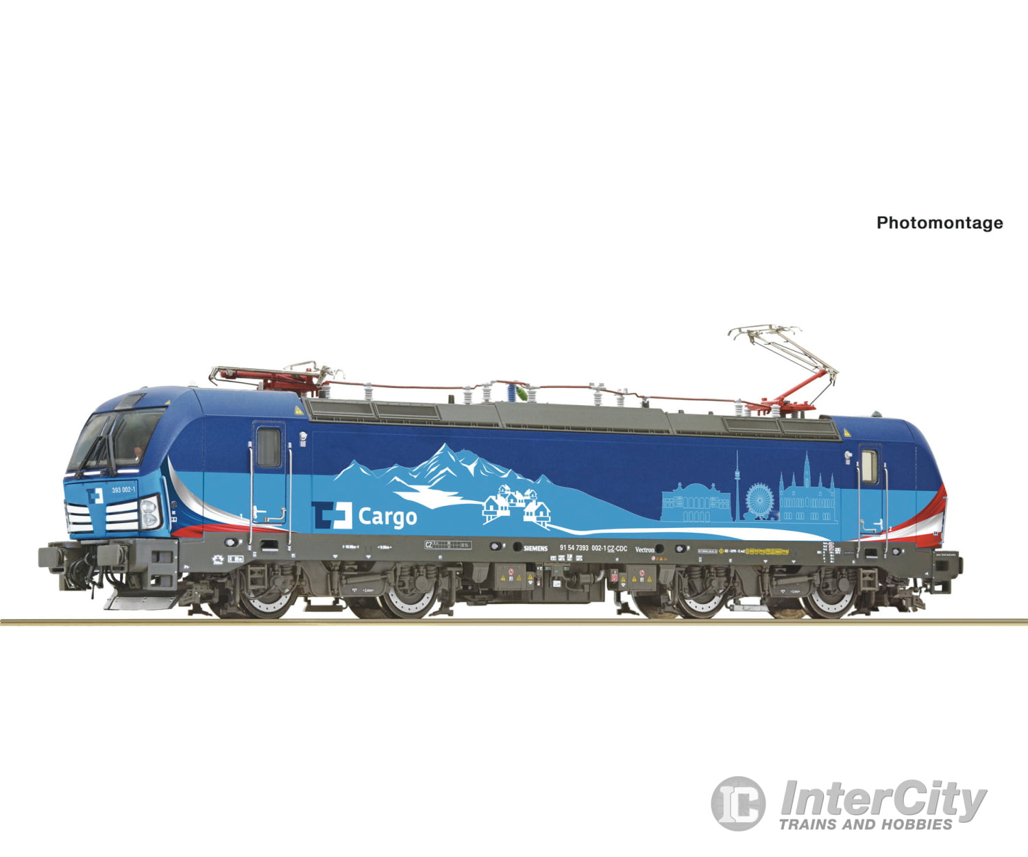 Roco 7500113 Ho Electric Locomotive 393 002-1 Cd Cargo Dc Analog European Locomotives