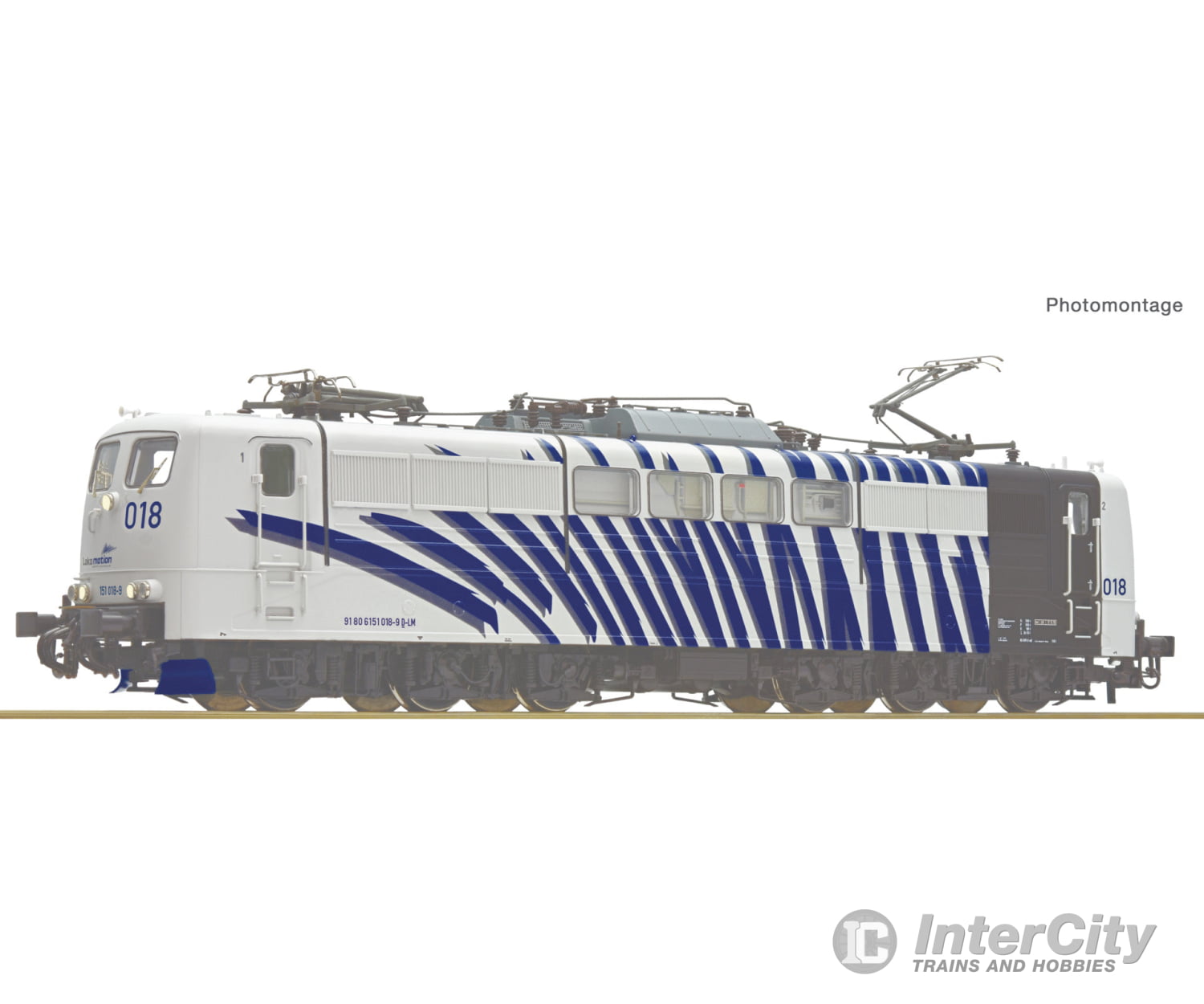 Roco 7500115 Ho Electric Locomotive 151 018-9 Lokomotion Dc Analog European Locomotives