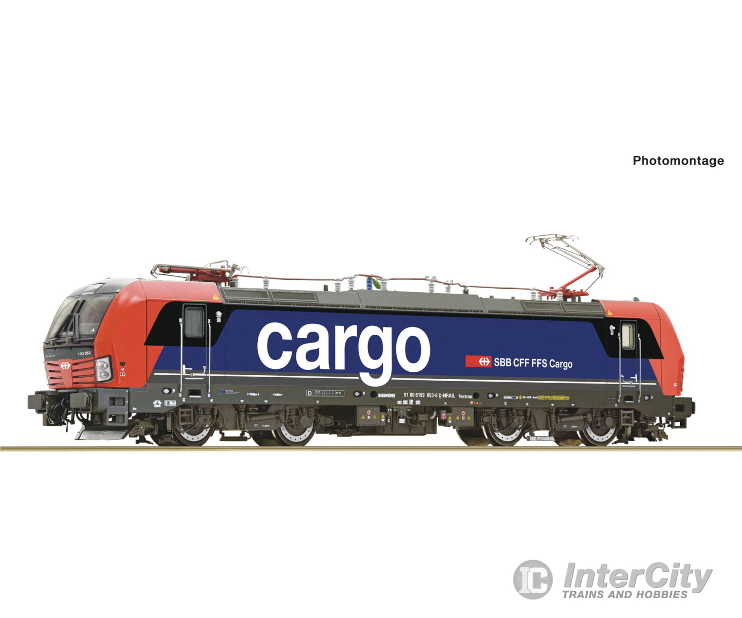 Roco 7500130 Ho Electric Locomotive 193 053-6 Sbb Cargo Dc Analog European Locomotives