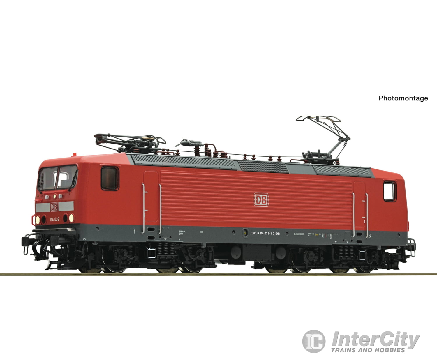 Roco 7500140 Ho Electric Locomotive 114 039-1 Db Ag Dc Analog European Locomotives